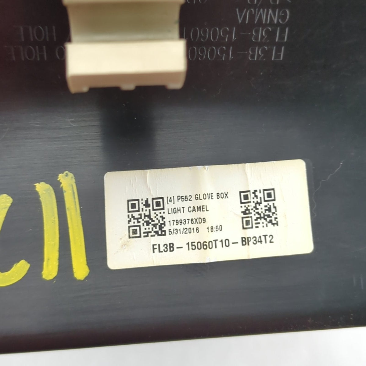2015 2016 2017 2018 2019 2020 Ford F150 Glove Box Compartment Door Lid Tan