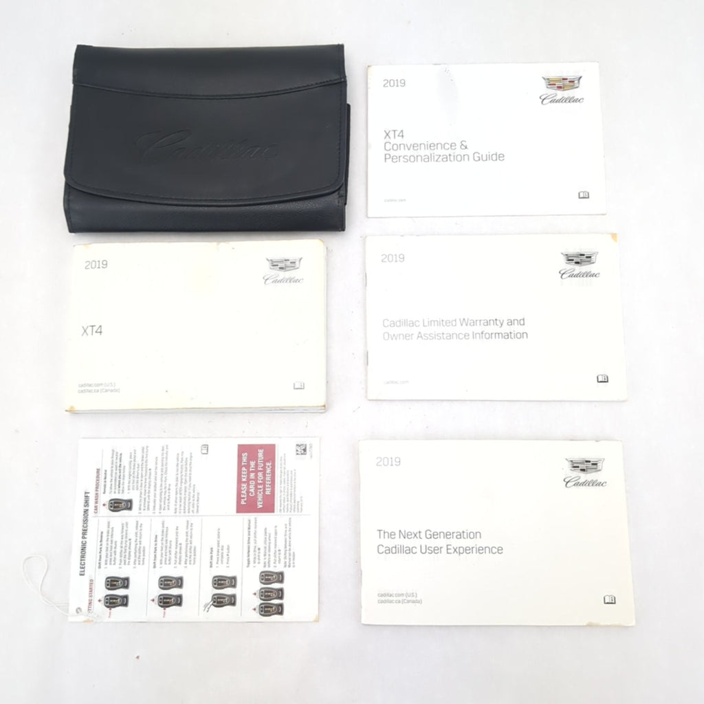 2019 Cadillac XT4 Owner's Manual Owners Guide Book