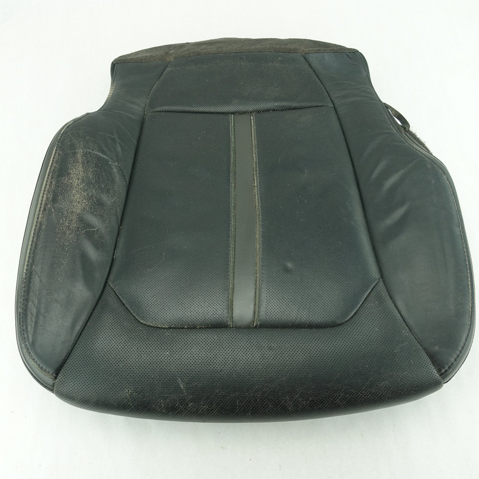 2015 16 Ford F150 Platinum Passenger Seat Bottom Cushion Leather Black Vented