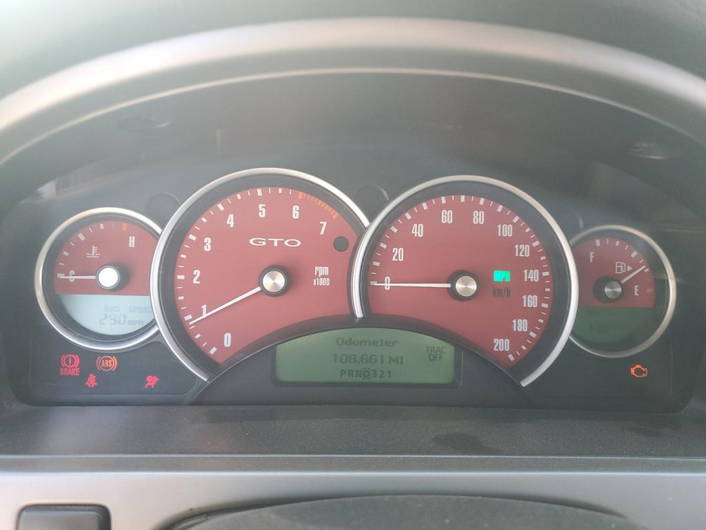 2004 PONTIAC GTO