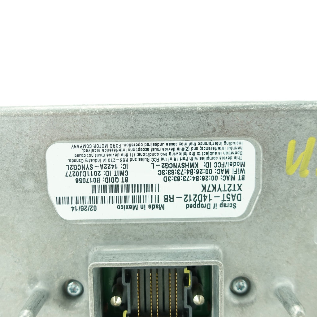 2012 2013 2014 Ford Edge Sync Control Module Computer