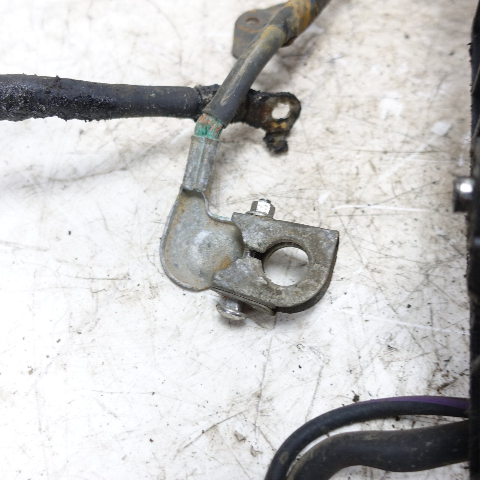Damage 12 2013 2014 2015 16 Ford F250 F350 6.7L Positive Negative Battery Cable