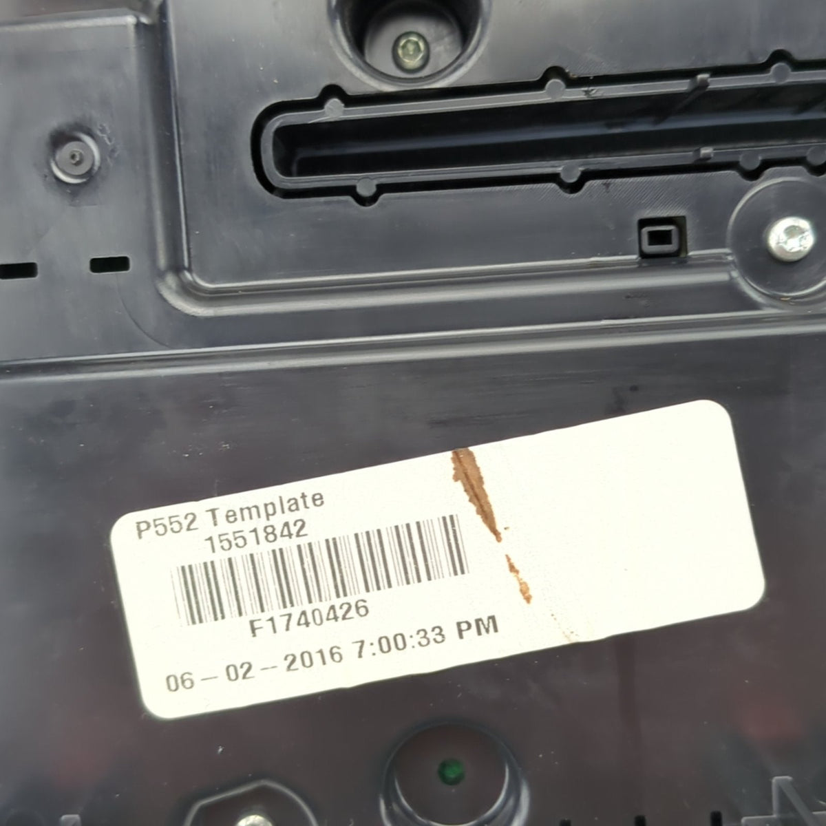 Damage 2016 Ford F150 Radio Stereo Head Climate Heat Ac Control Panel
