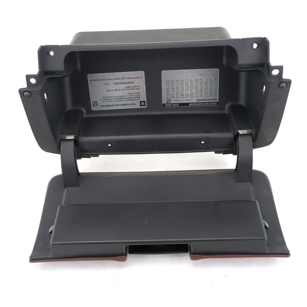 2014 2015 Silverado High Country Upper Dash Storage Compartment Glove Box Brown