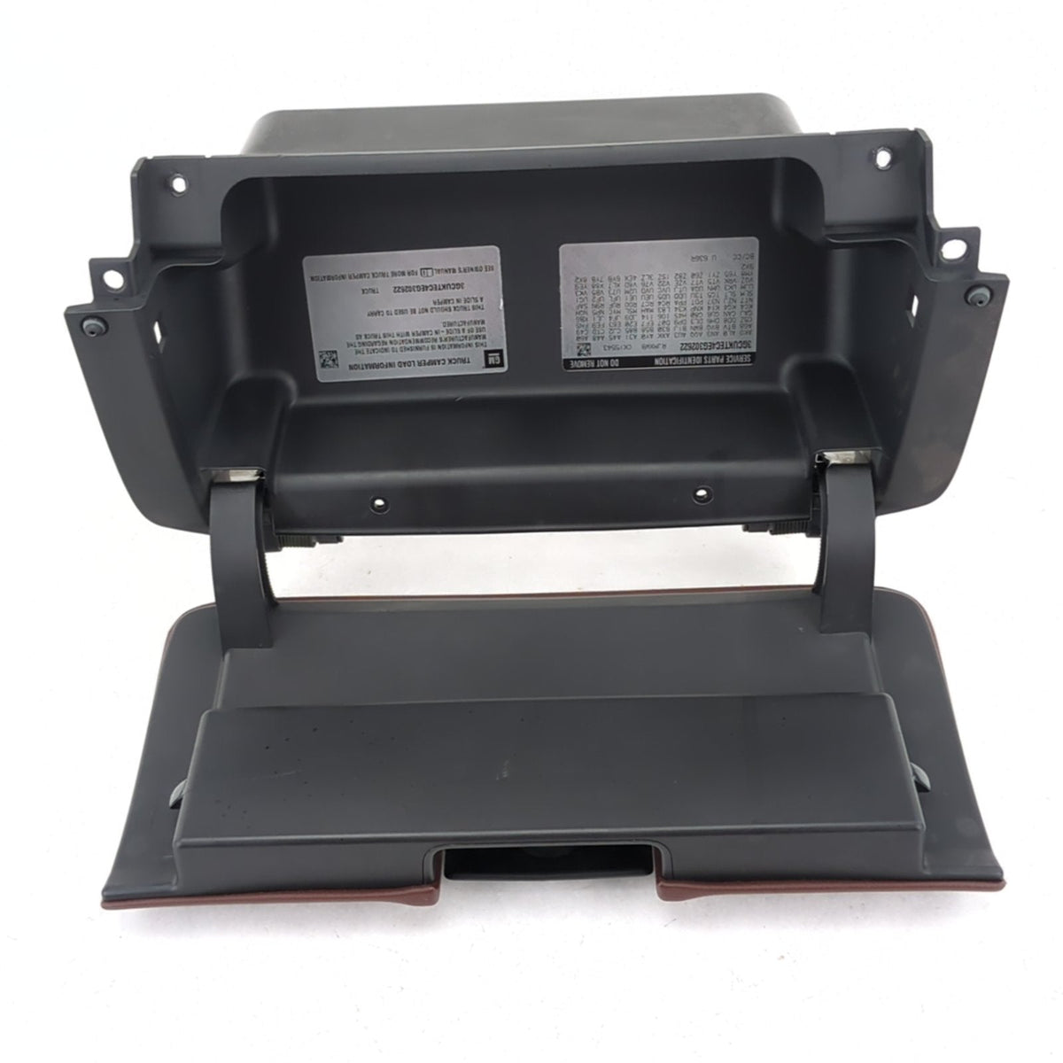 2014 2015 Silverado High Country Upper Dash Storage Compartment Glove Box Brown