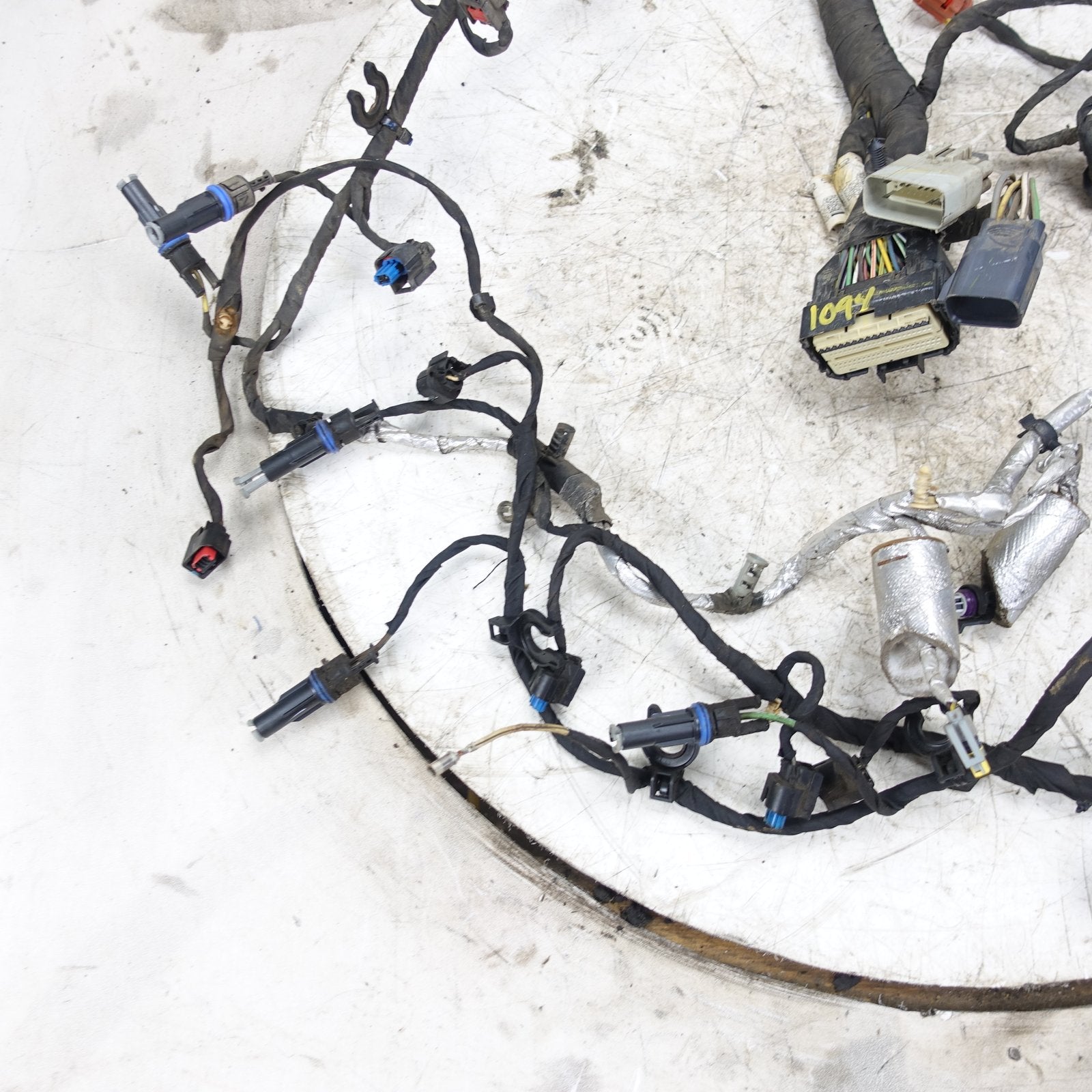 Damage 2013 2014 Ford F250 F350 6.7L Diesel Engine Wire Harness Loom