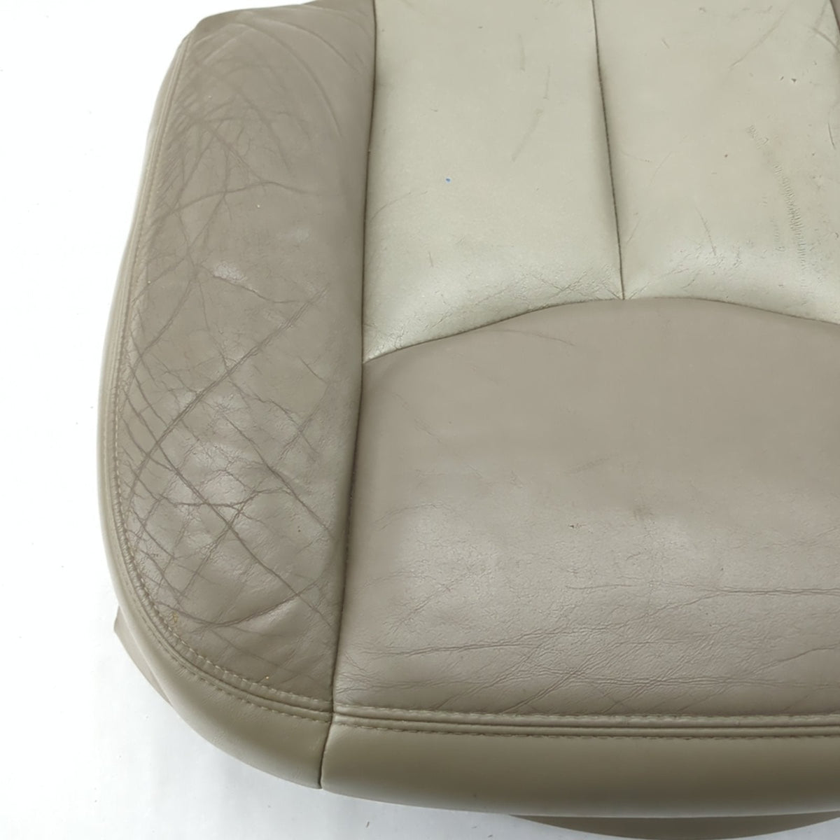 2005 2006 GMC Yukon Passenger Right Seat Bottom Lower Cushion Cover Leather Tan