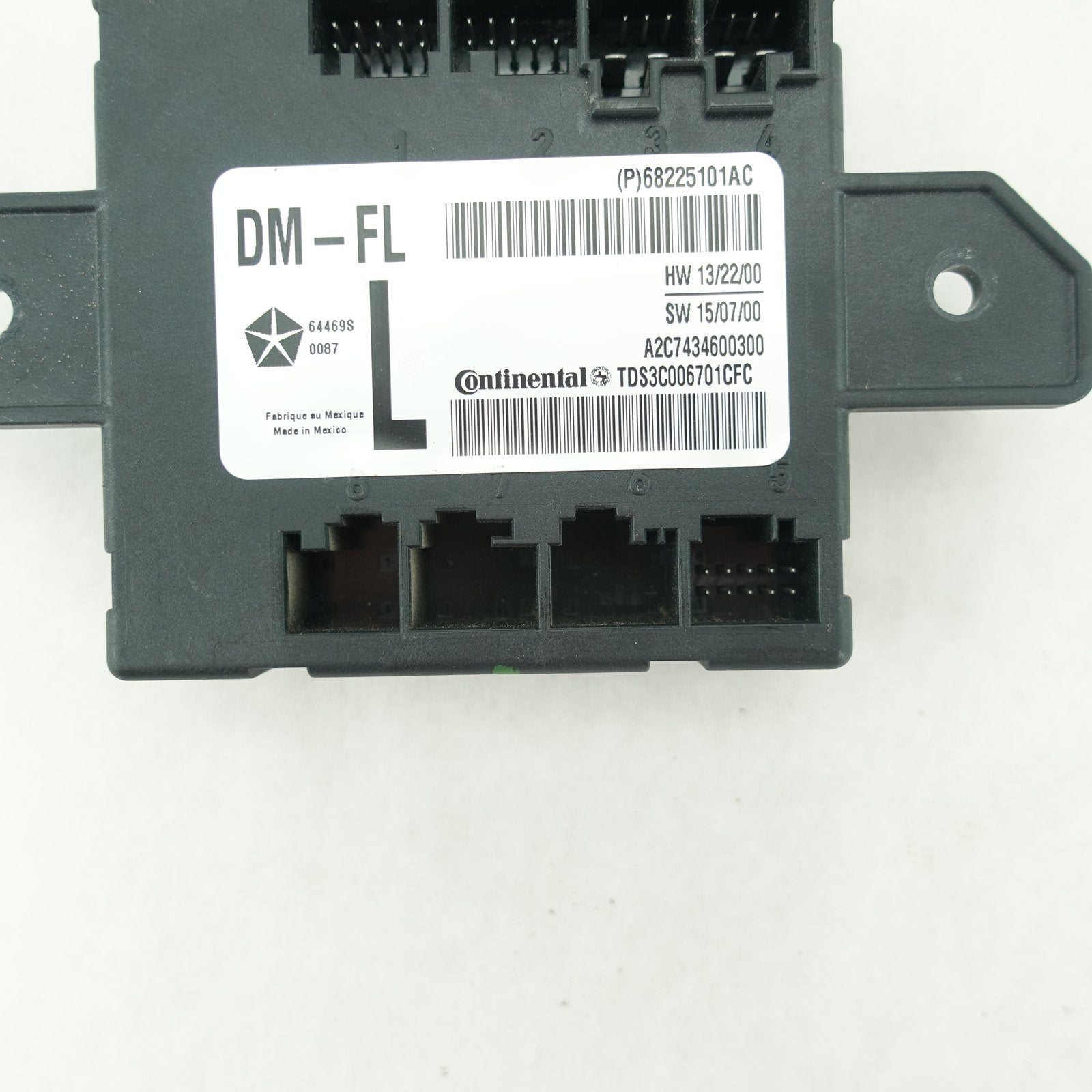 2016 2017 2018 Ram 1500 2500 3500 Door Control Module Front Left LH Driver Side