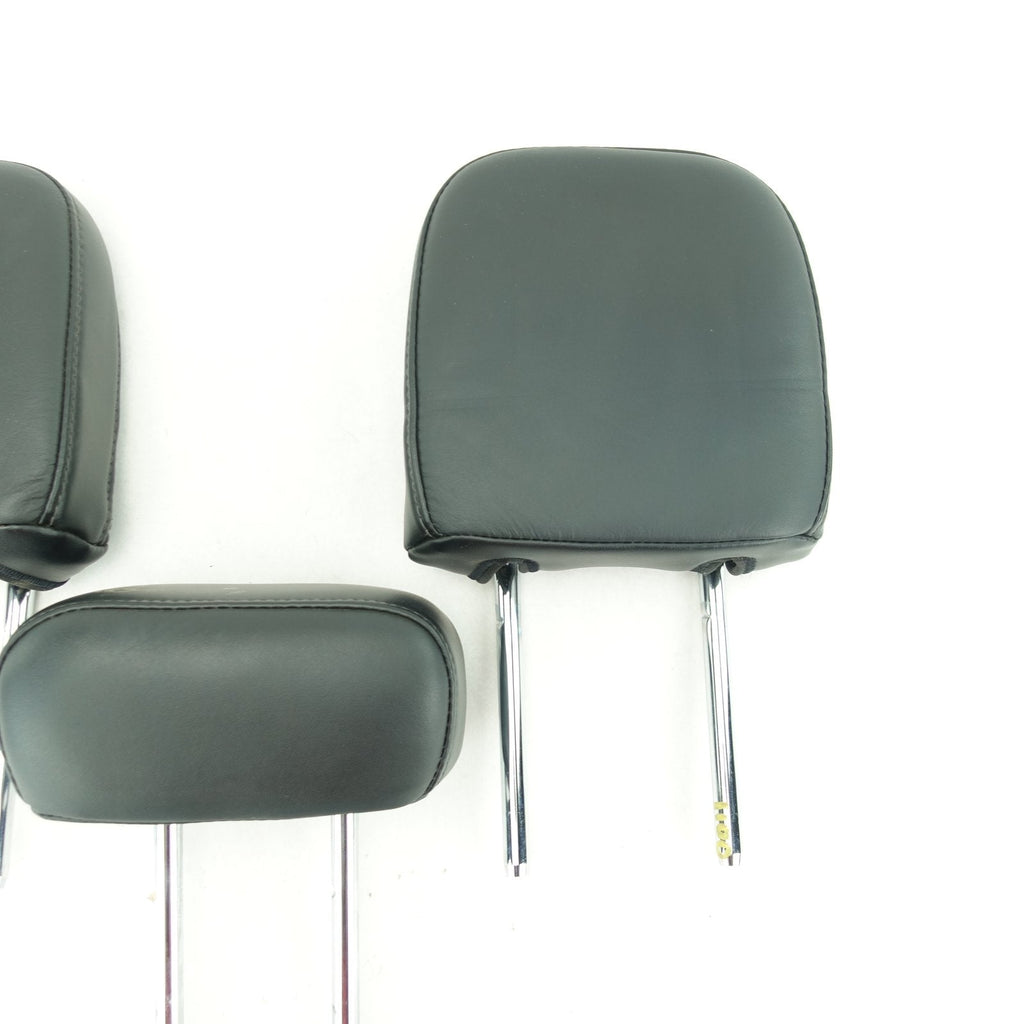 2015 2016 2017 2018 2019 Ford F150 Black Leather Headrest Set Rear Back Seat
