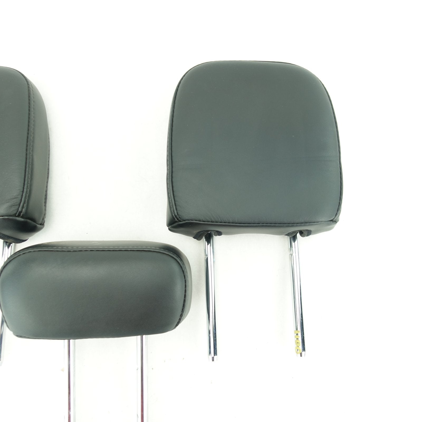 2015 2016 2017 2018 2019 Ford F150 Black Leather Headrest Set Rear Back Seat
