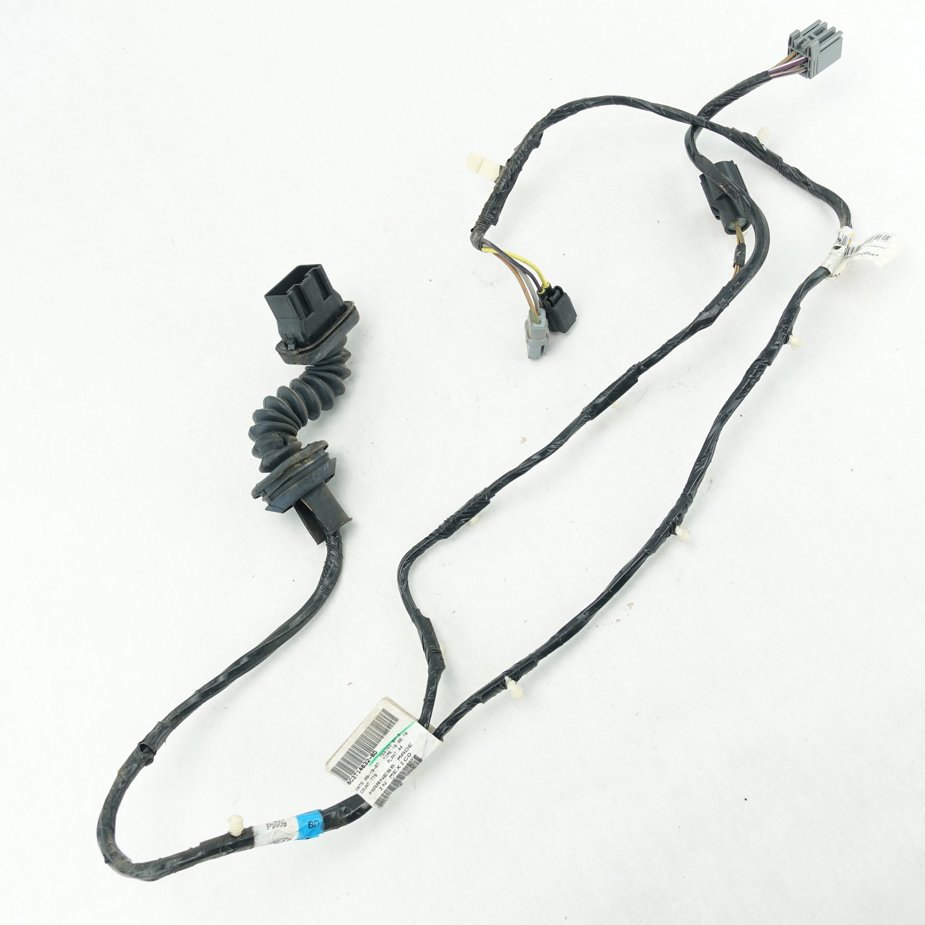 2008 Ford F250 F350 Passenger Right Rear Door Wire Harness Loom Crew Cab