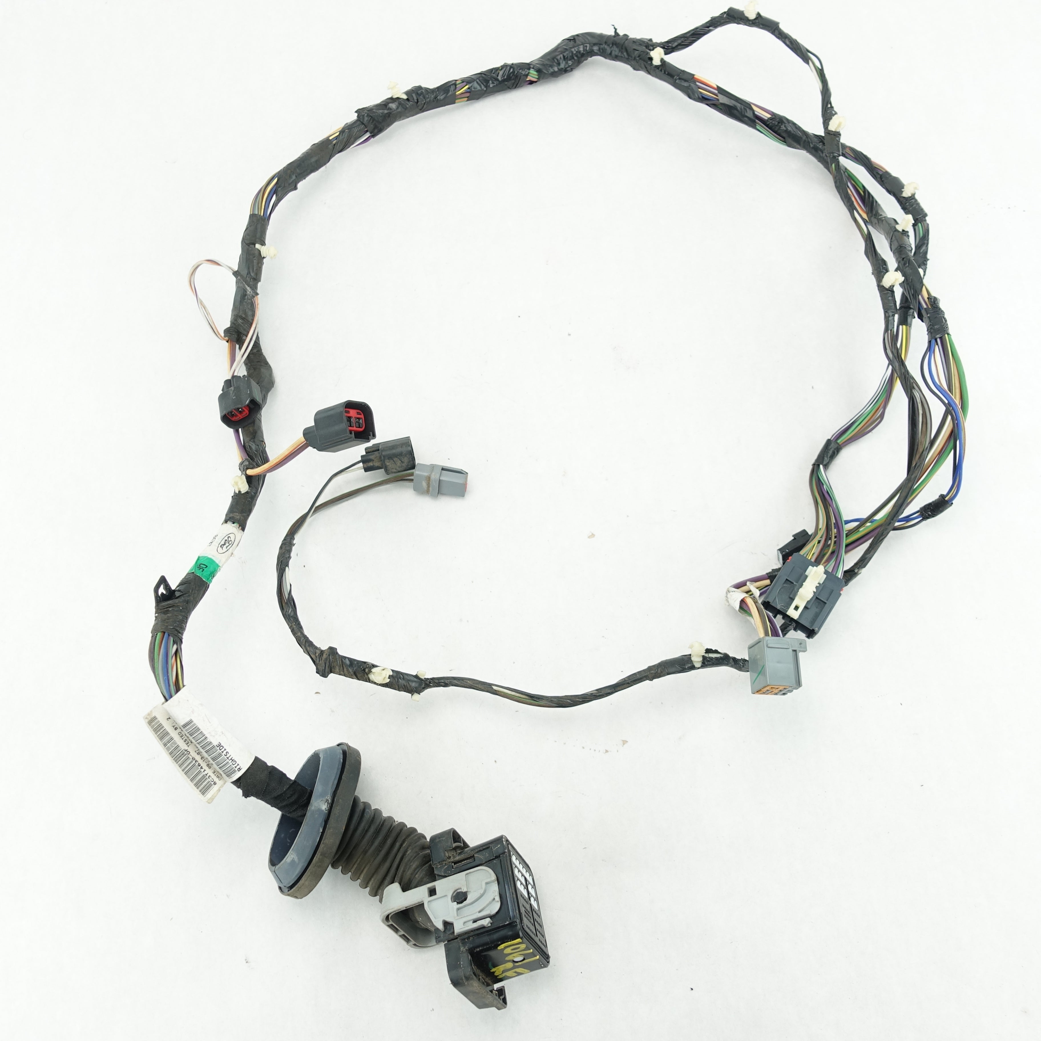 2008 Ford F250 F350 Passenger Right Front Rear Door Wire Harness Loom Crew Cab