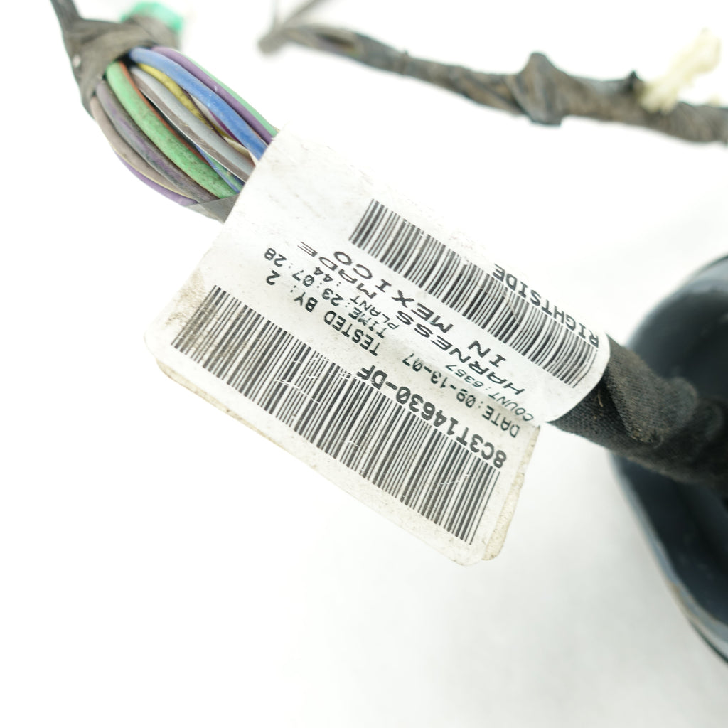 2008 Ford F250 F350 Passenger Right Front Rear Door Wire Harness Loom Crew Cab