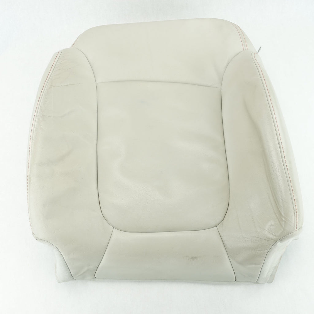 2011 2012 Dodge Journey Driver Left Seat Back Rest Cover Cushion White Leather