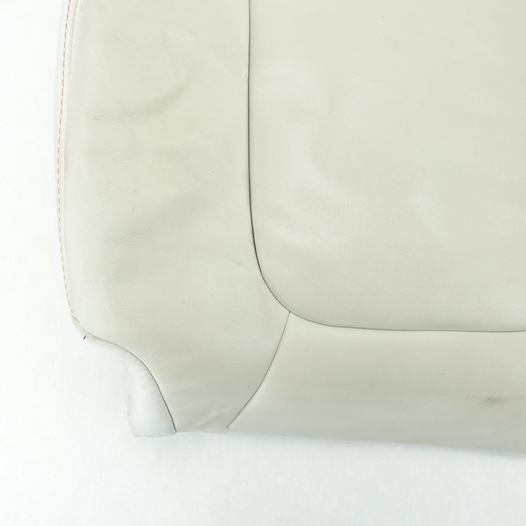 2011 2012 Dodge Journey Driver Left Seat Back Rest Cover Cushion White Leather