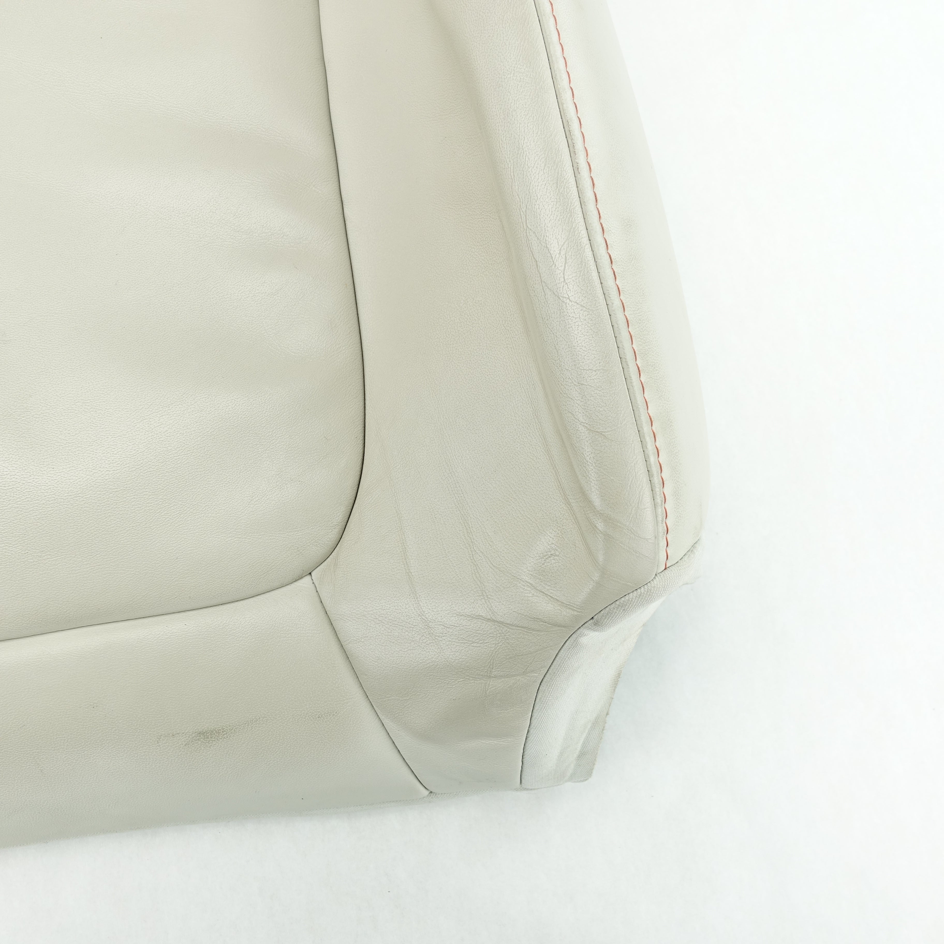 2011 2012 Dodge Journey Driver Left Seat Back Rest Cover Cushion White Leather