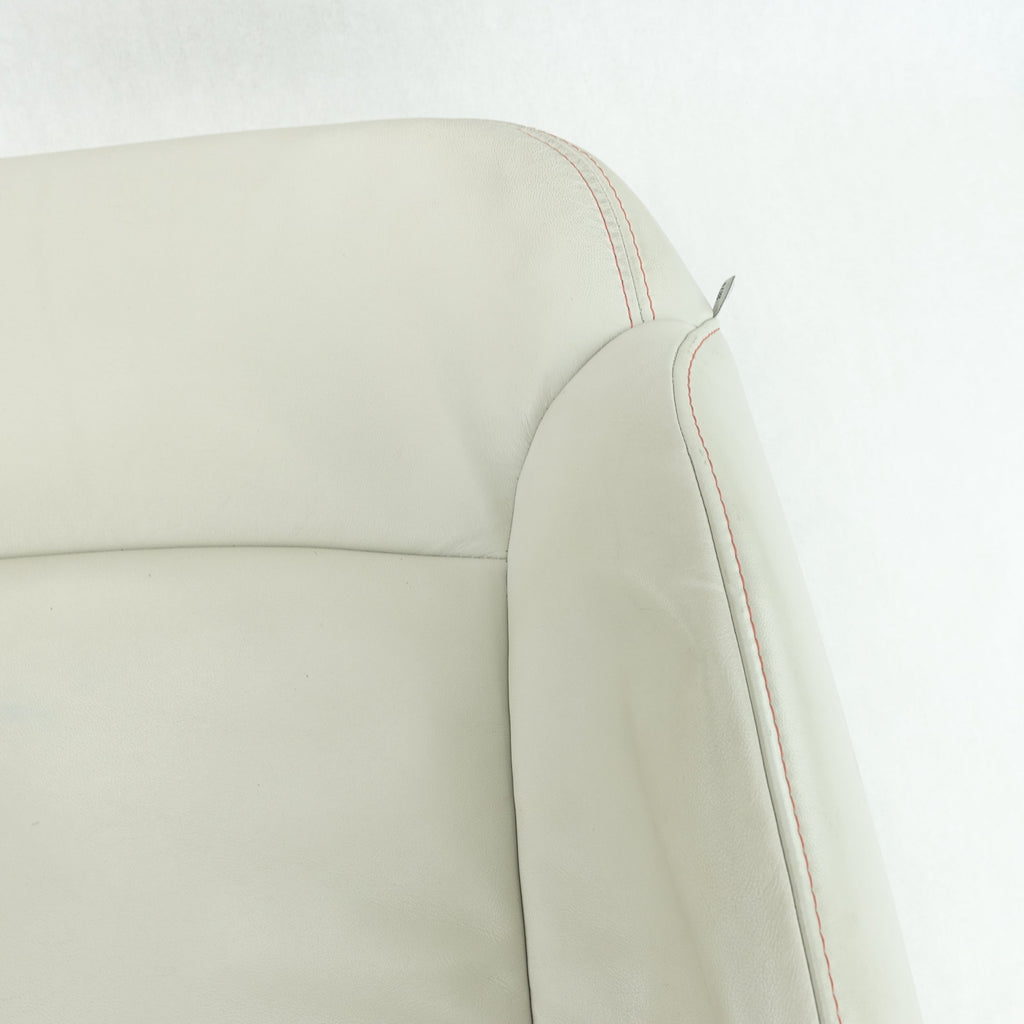 2011 2012 Dodge Journey Driver Left Seat Back Rest Cover Cushion White Leather