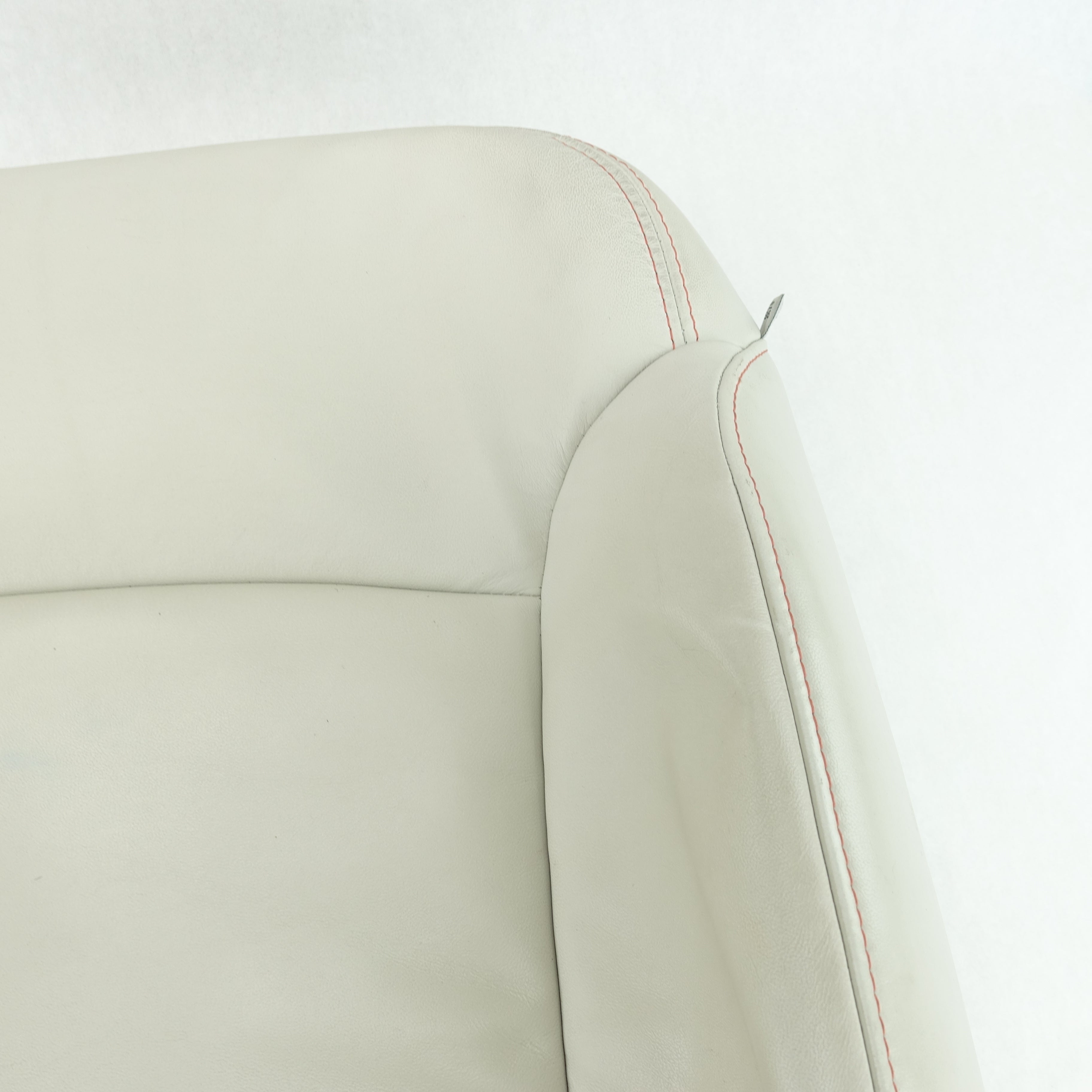 2011 2012 Dodge Journey Driver Left Seat Back Rest Cover Cushion White Leather