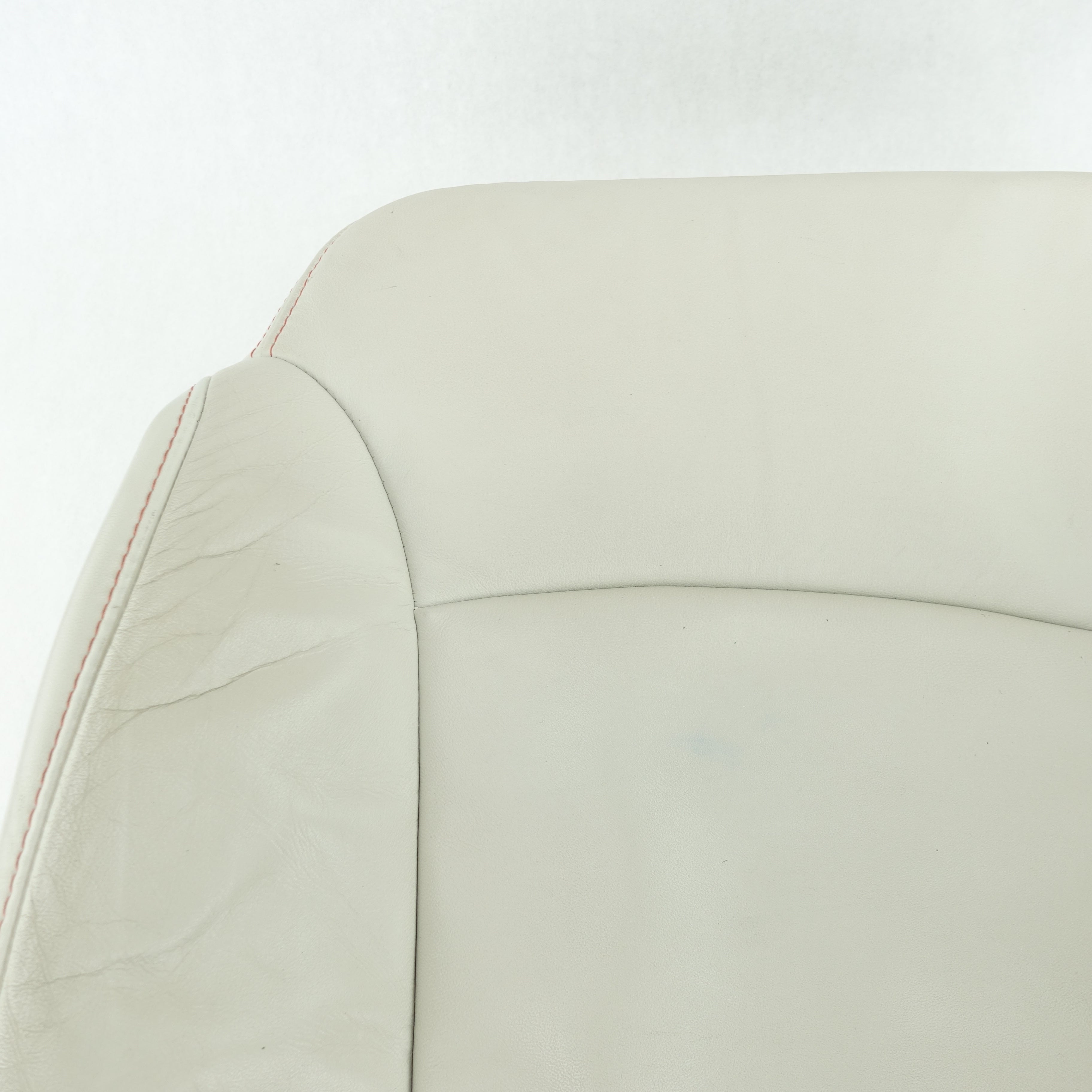 2011 2012 Dodge Journey Driver Left Seat Back Rest Cover Cushion White Leather