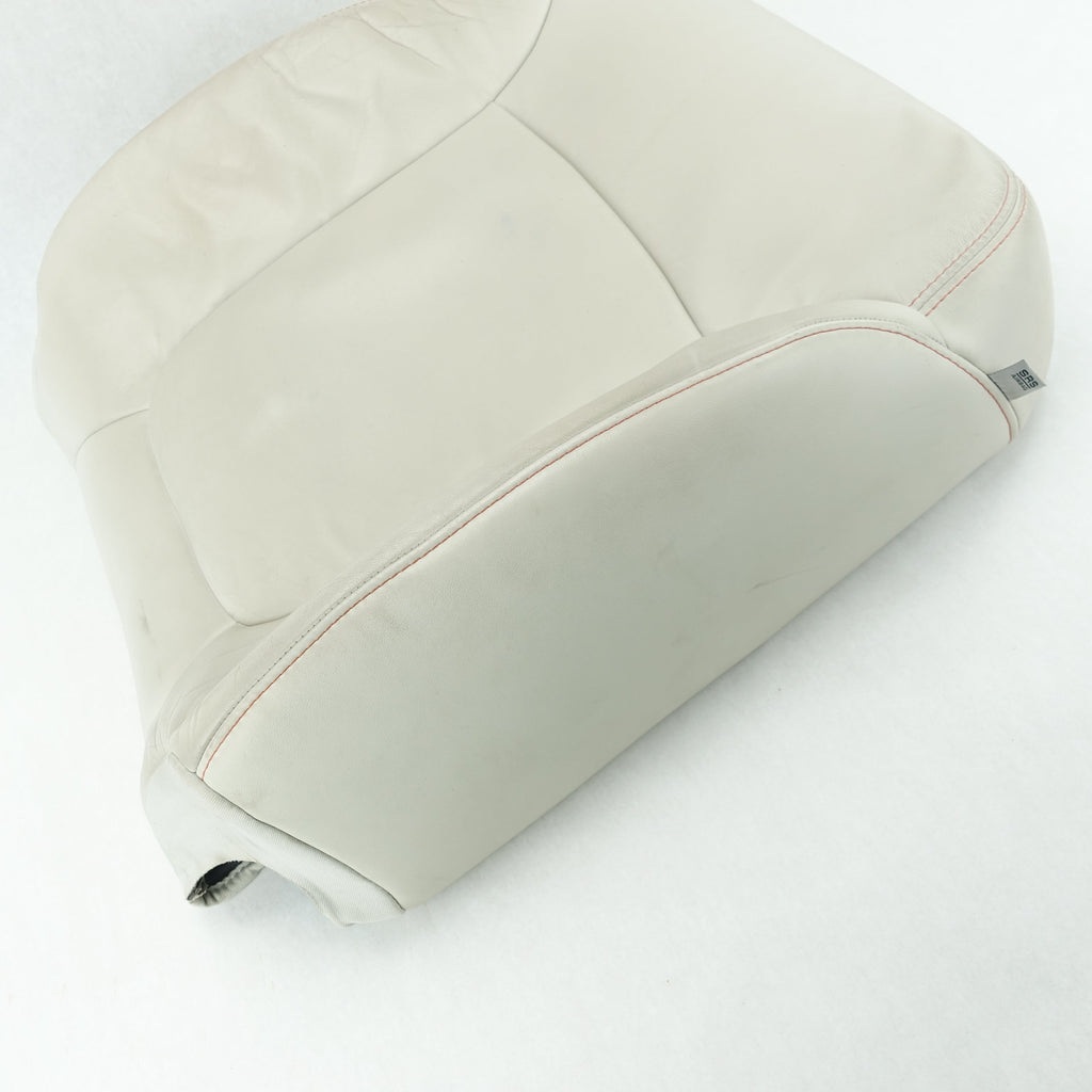 2011 2012 Dodge Journey Driver Left Seat Back Rest Cover Cushion White Leather