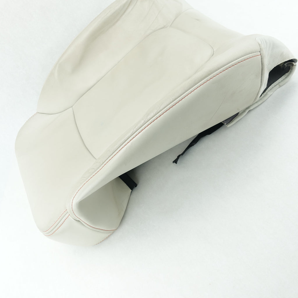 2011 2012 Dodge Journey Driver Left Seat Back Rest Cover Cushion White Leather