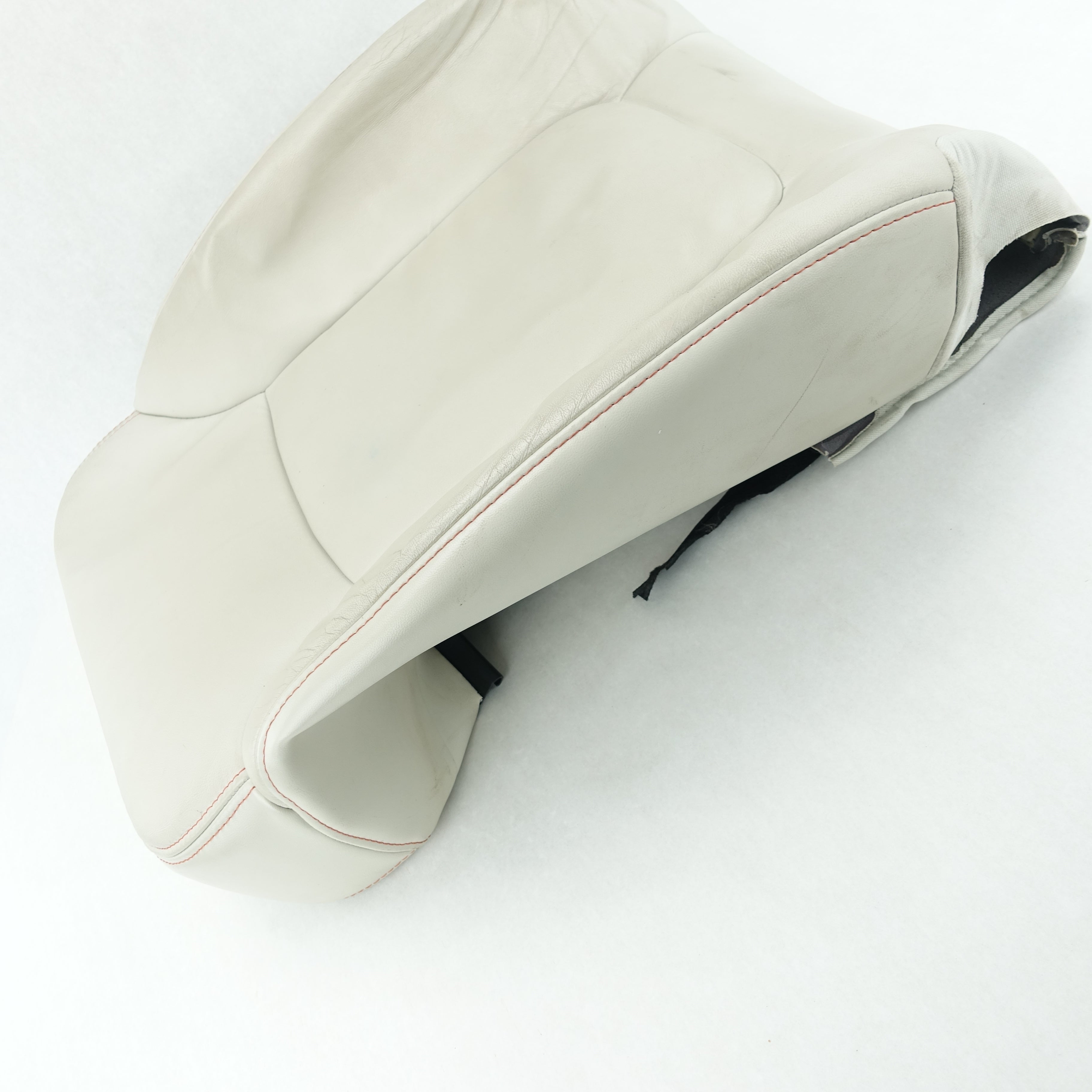 2011 2012 Dodge Journey Driver Left Seat Back Rest Cover Cushion White Leather