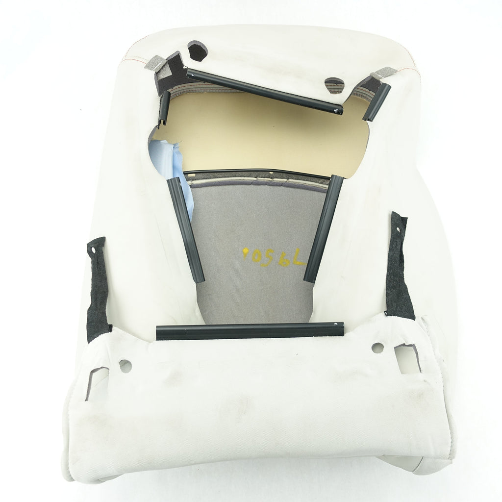 2011 2012 Dodge Journey Driver Left Seat Back Rest Cover Cushion White Leather