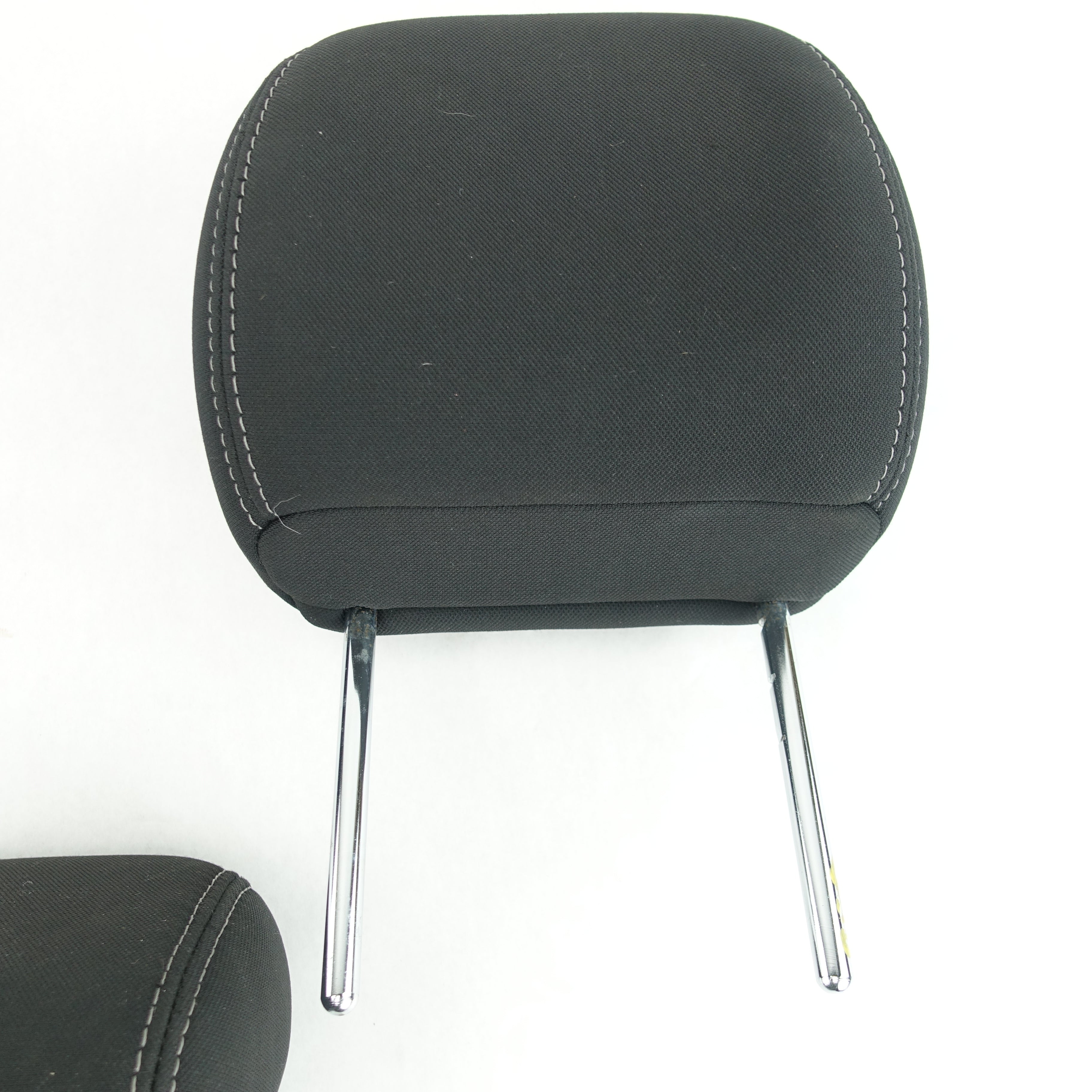 2012 2013 Kia Soul Rear Headrest Head Rest Black Cloth Set