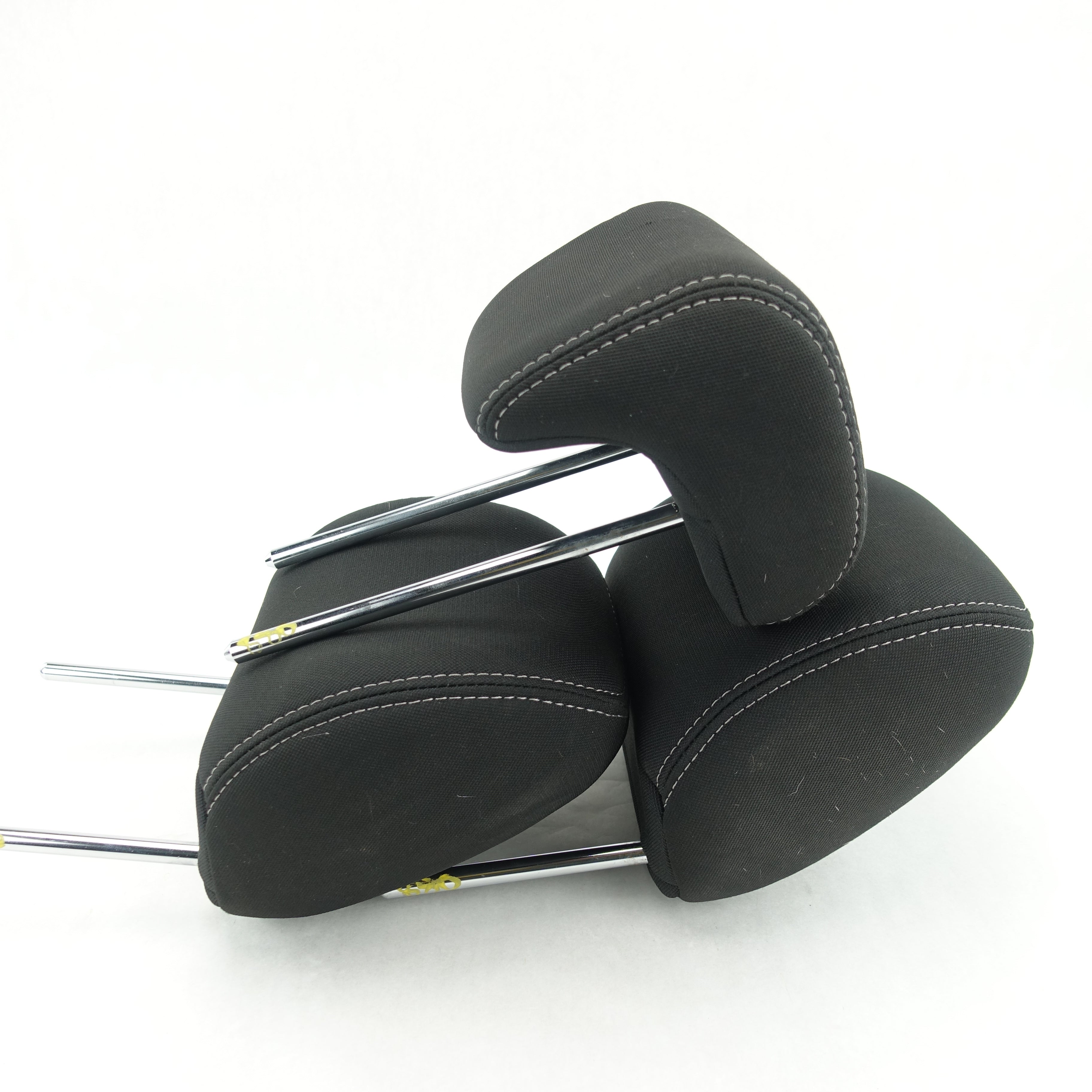 2012 2013 Kia Soul Rear Headrest Head Rest Black Cloth Set