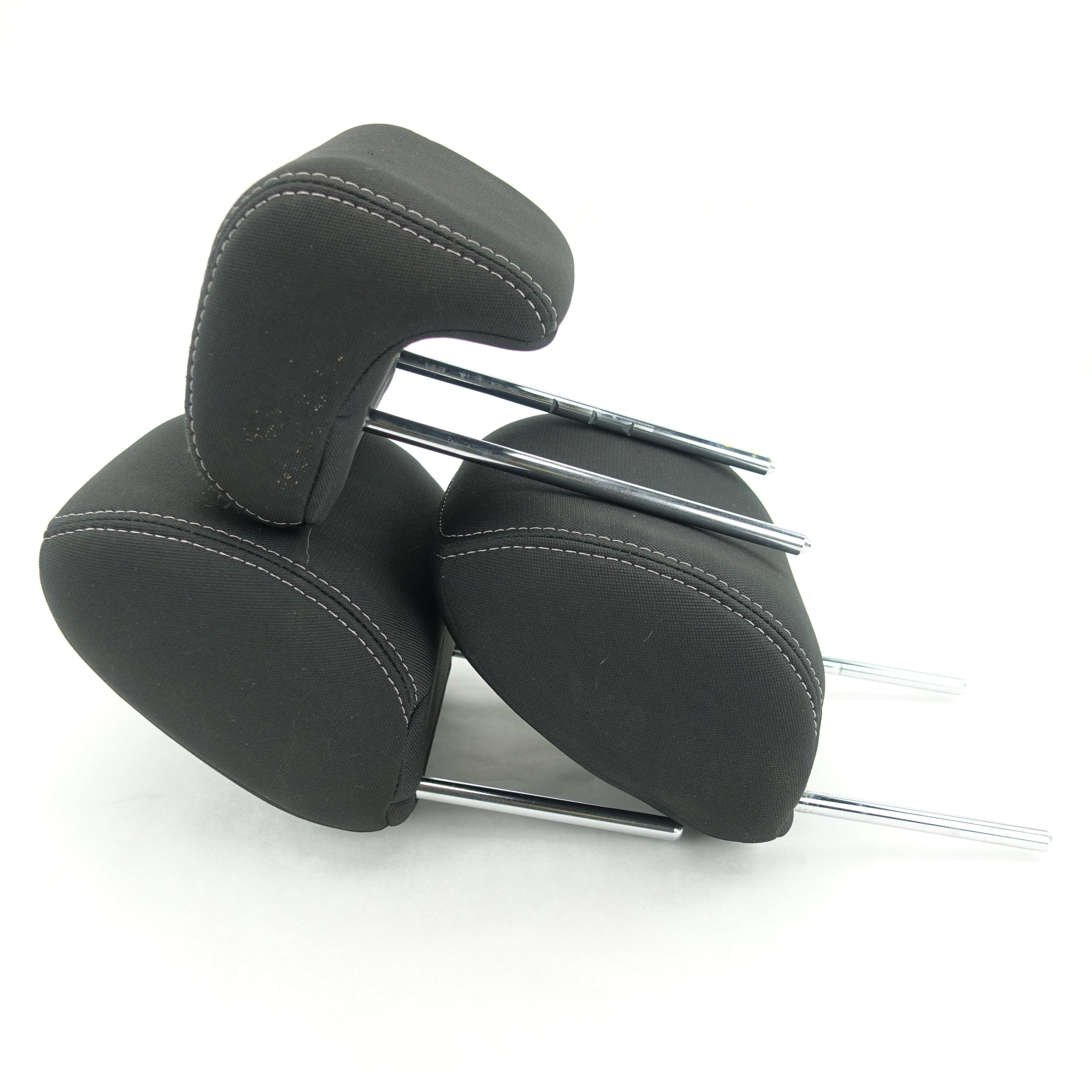 2012 2013 Kia Soul Rear Headrest Head Rest Black Cloth Set