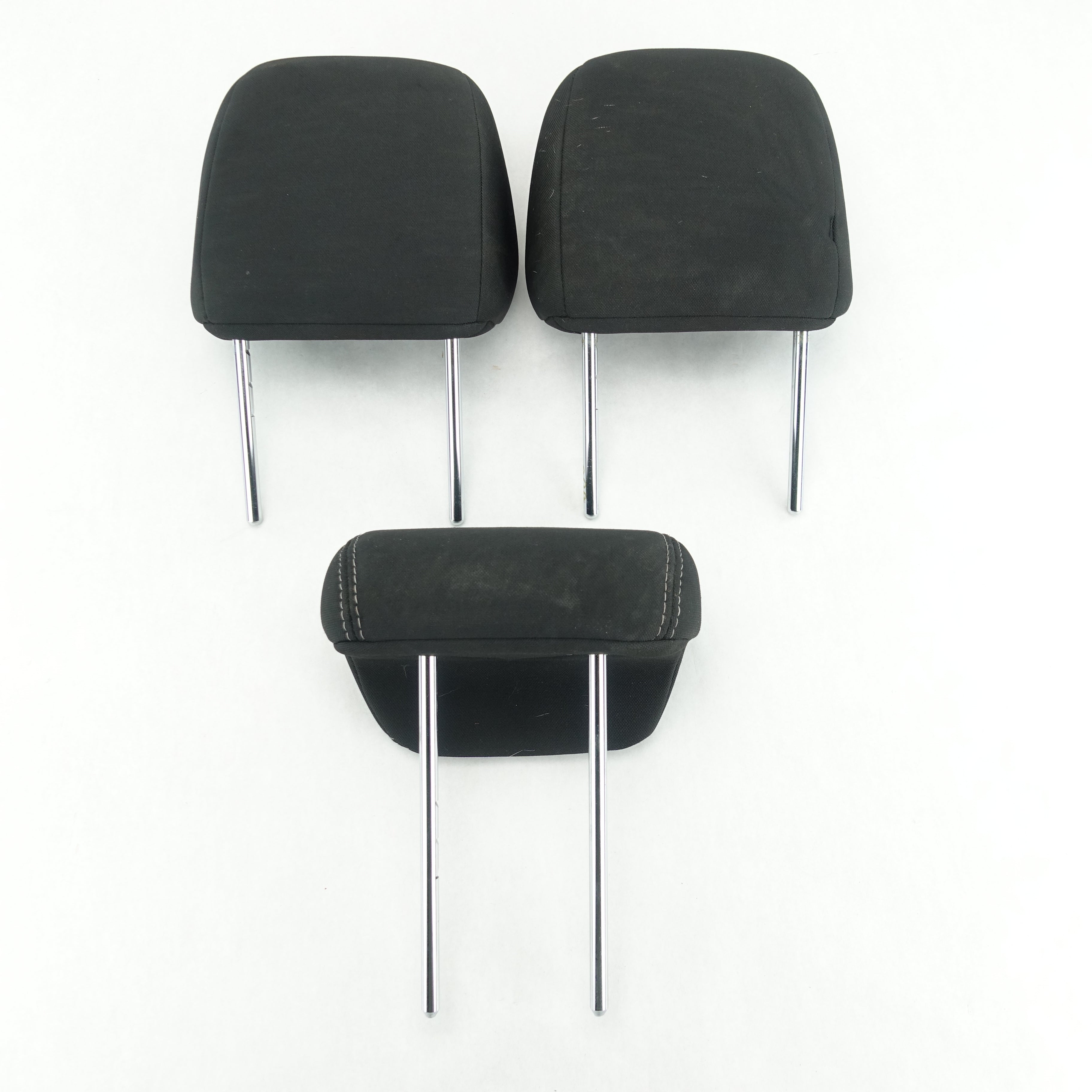 2012 2013 Kia Soul Rear Headrest Head Rest Black Cloth Set