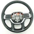 Damage 2019 2020 2021 2022 2023 Ram 2500 3500 Steering Wheel Black Leather
