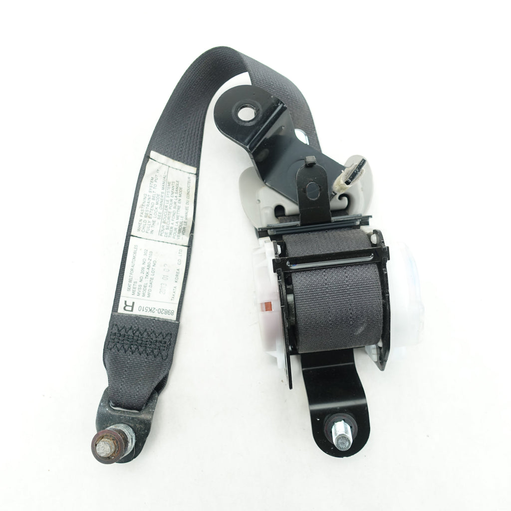 2010 2011 2012 2013 Kia Soul Right Rear Seat Belt Black