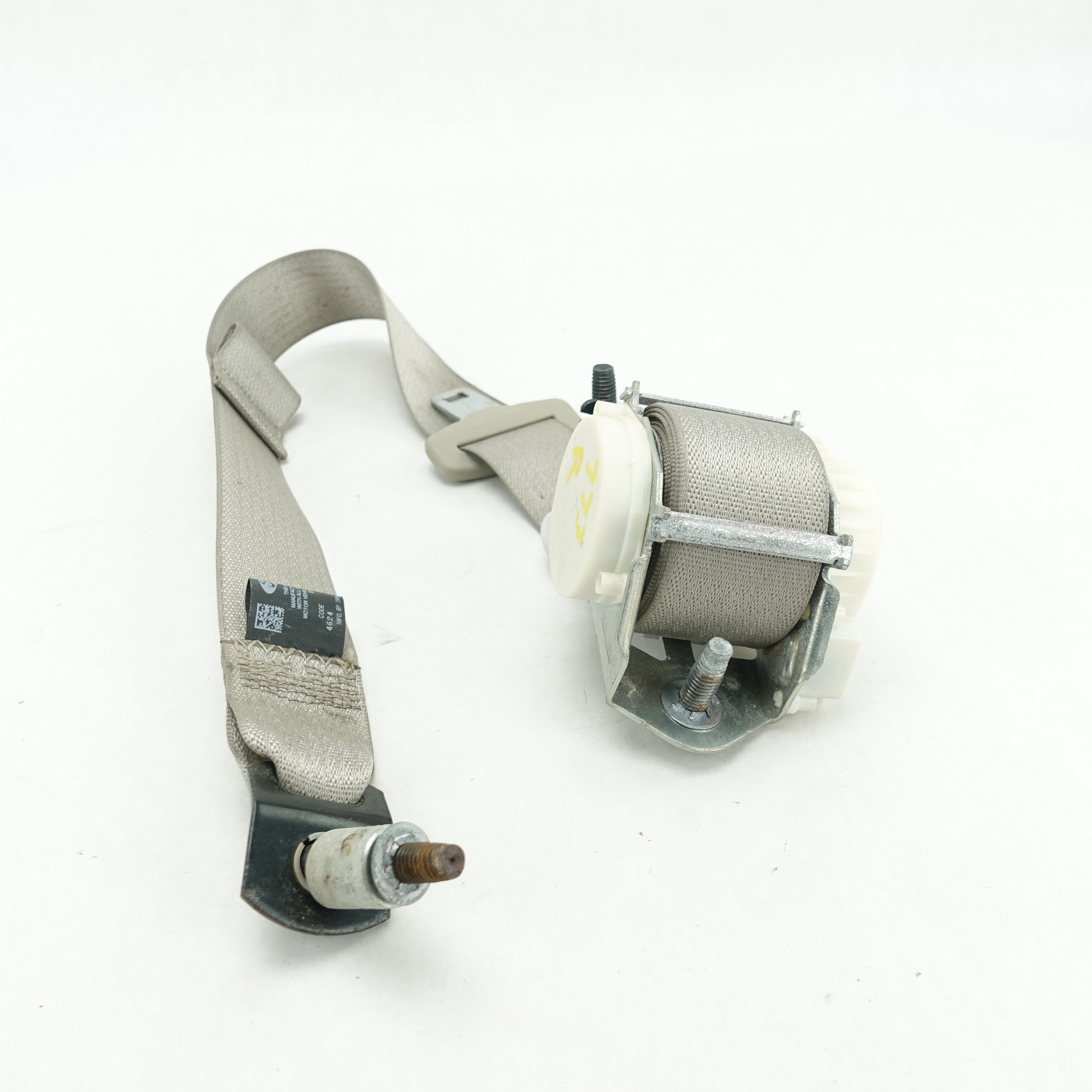 2011 2012 2013 2014 Ford Edge Right Rear Seat Belt Gray