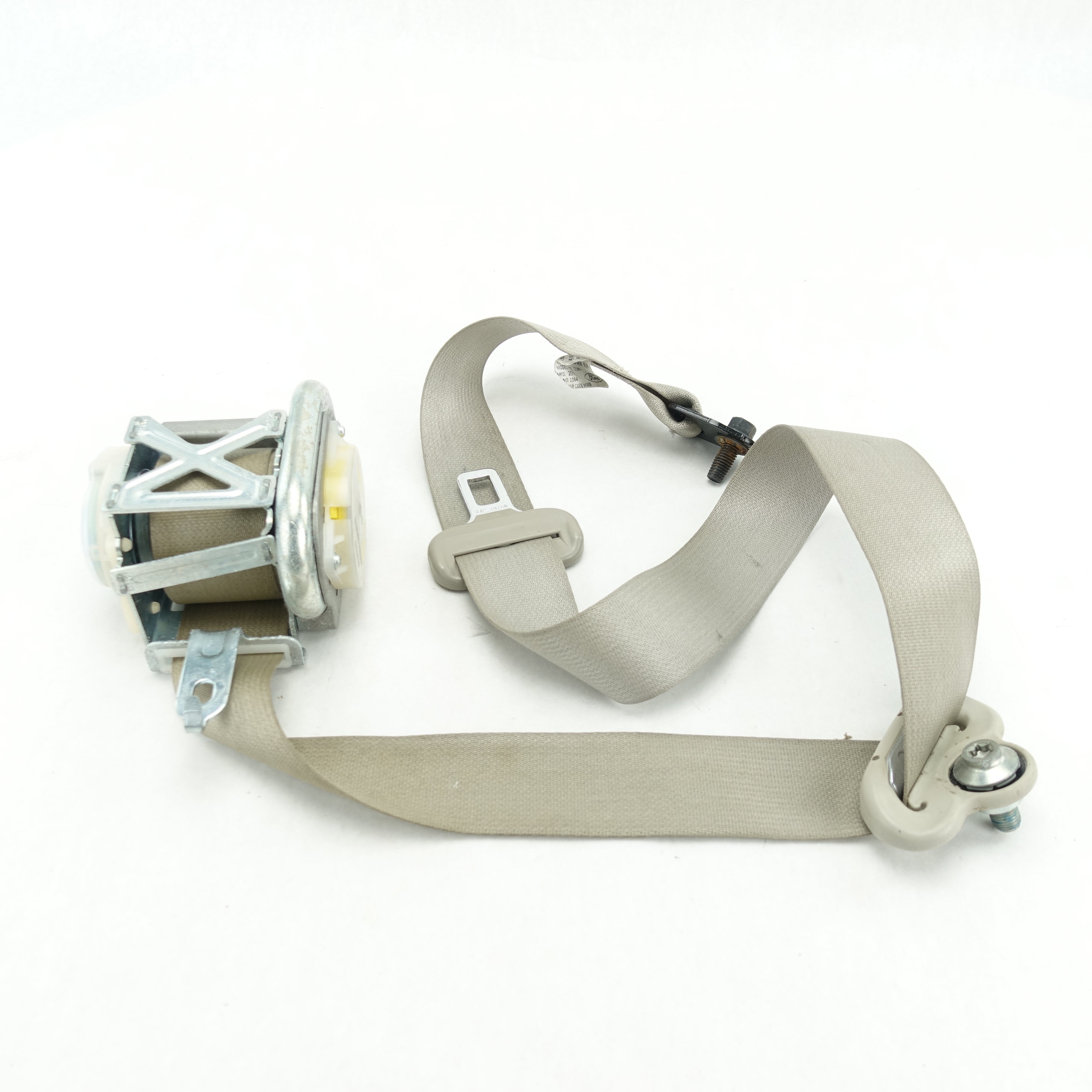 2011 2012 Ford Fusion Passenger Right Front Seat Belt Gray
