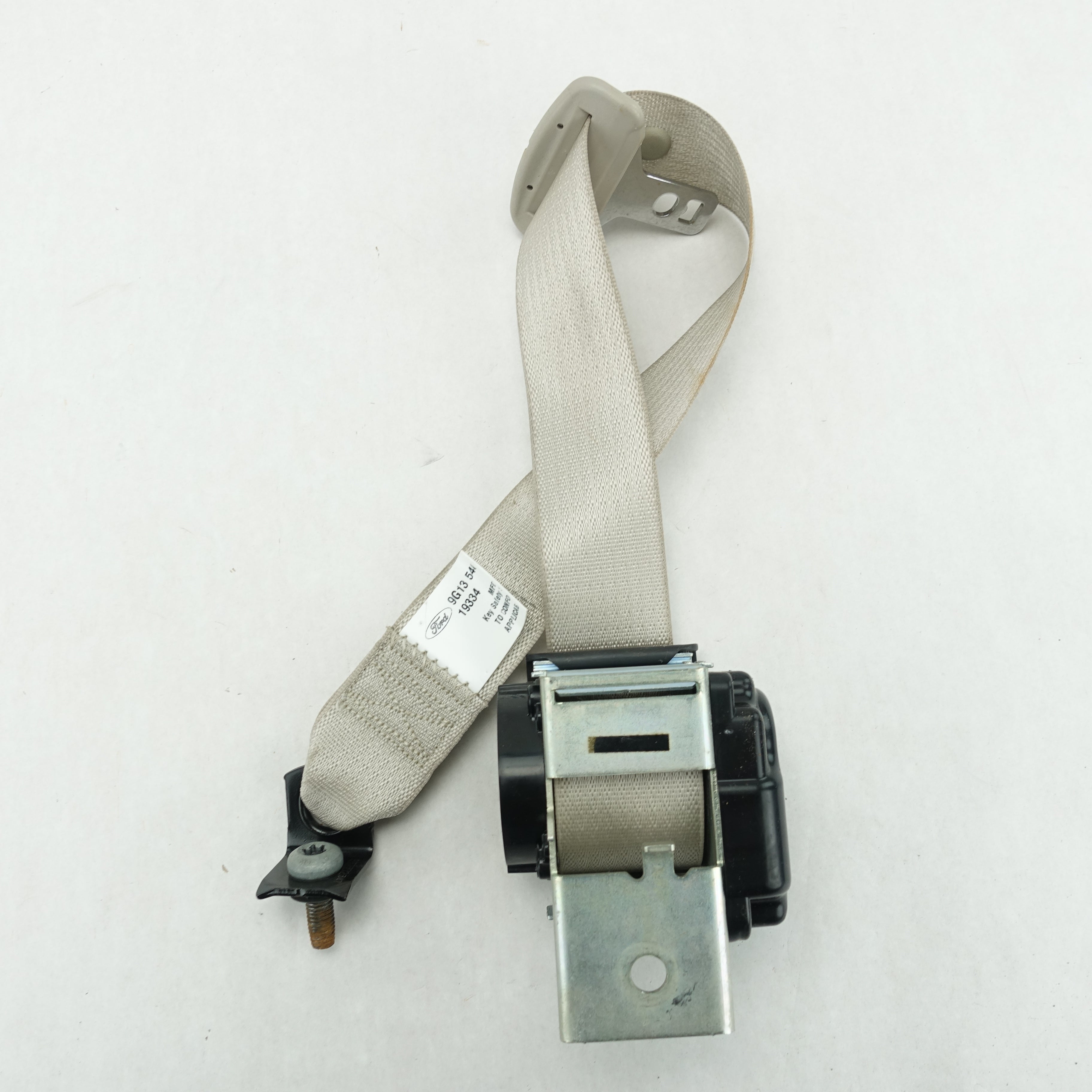 2010 2011 2012 Ford Taurus Right Rear Seat Belt Gray
