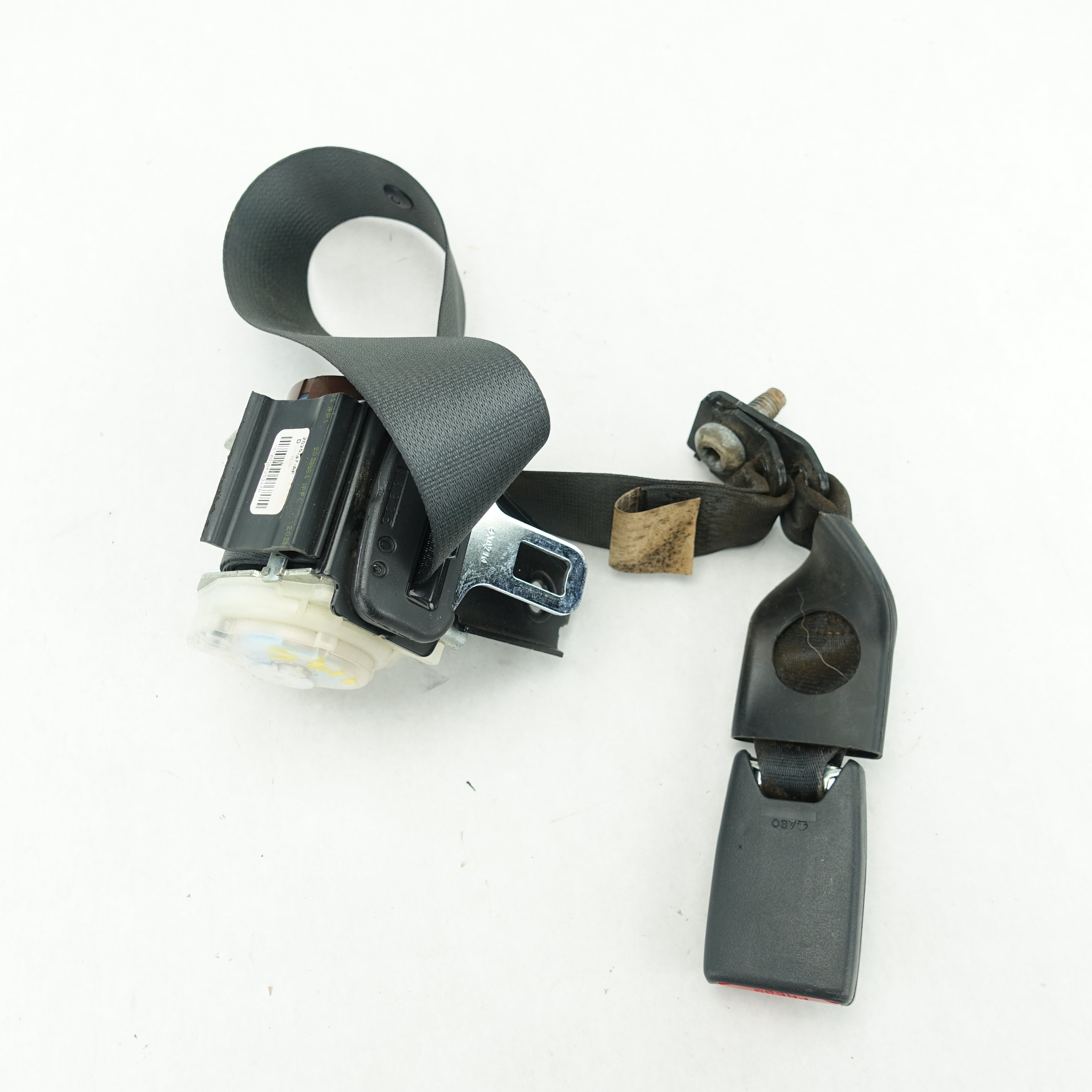 2010 2011 2012 Ford Fusion Center Rear Seat Belt Black