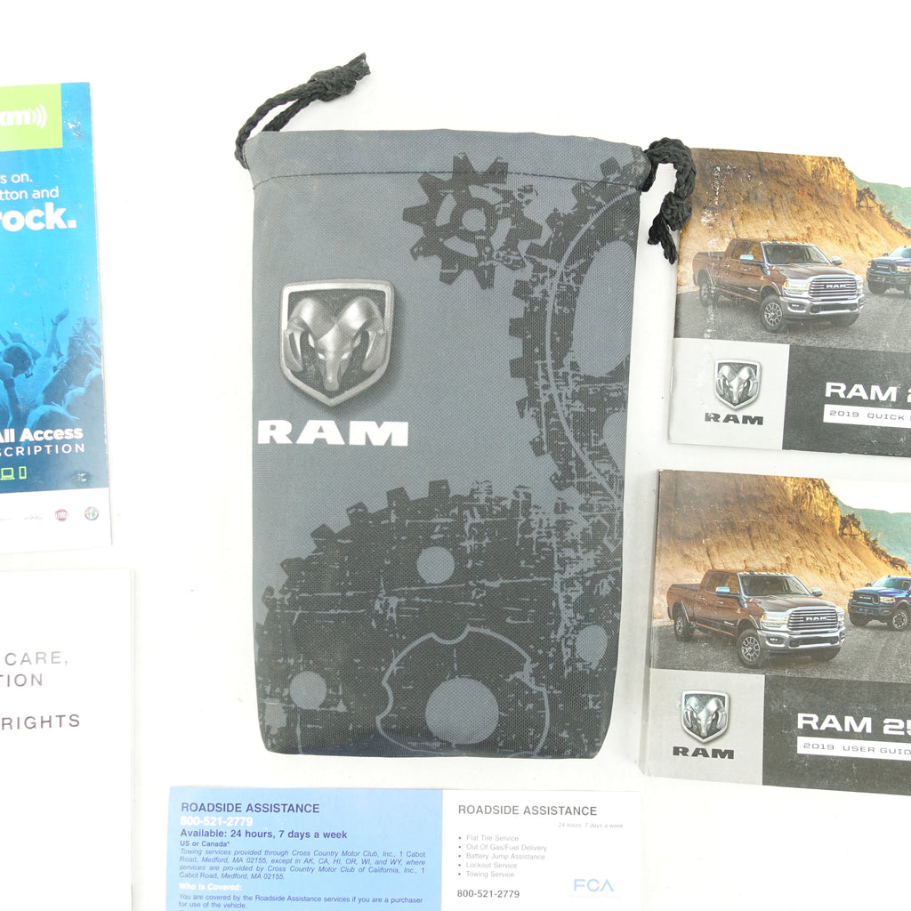 2019 Ram 2500 3500 Owners Manual User Guide Book