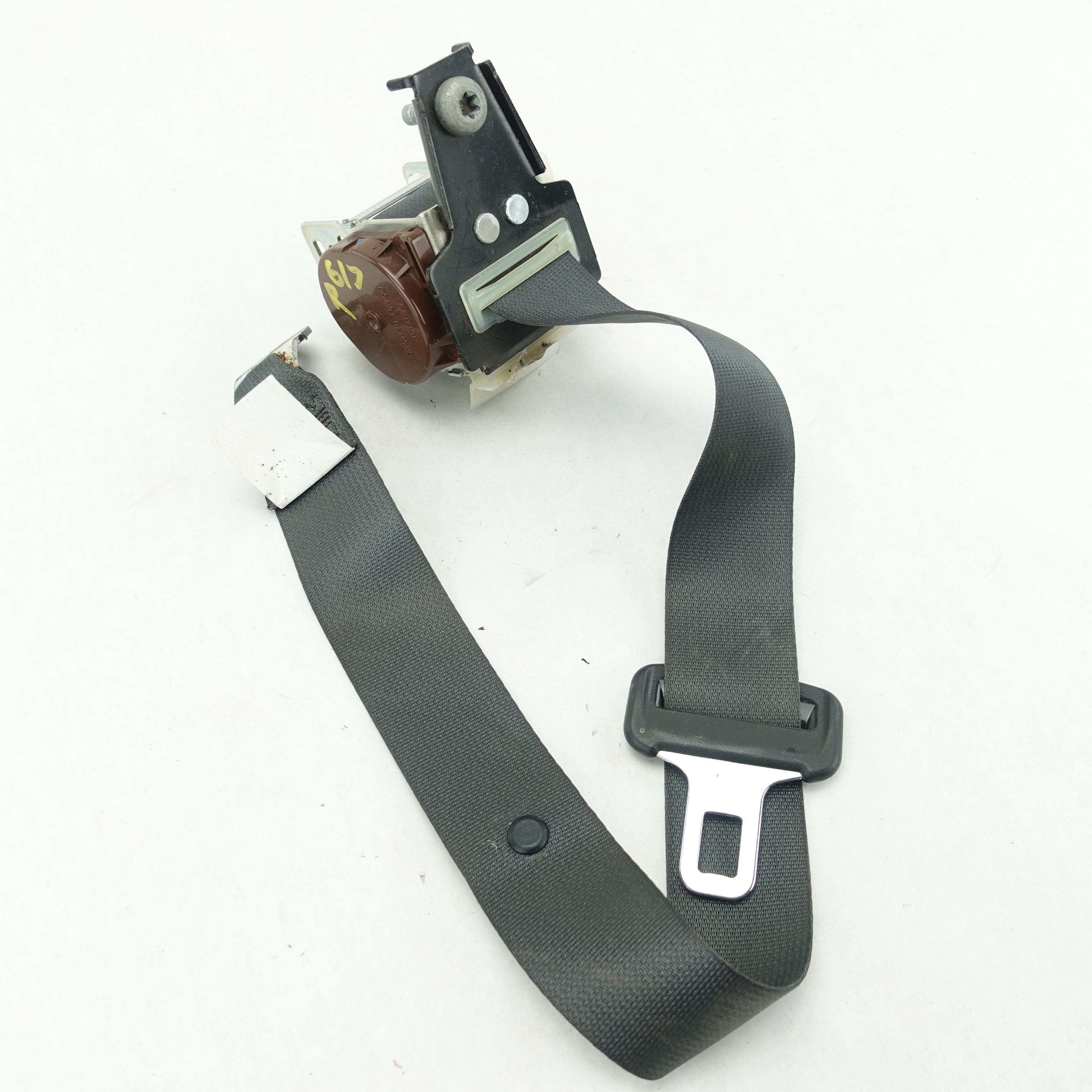 2010 2011 2012 Ford Fusion Right Rear Seat Belt Black