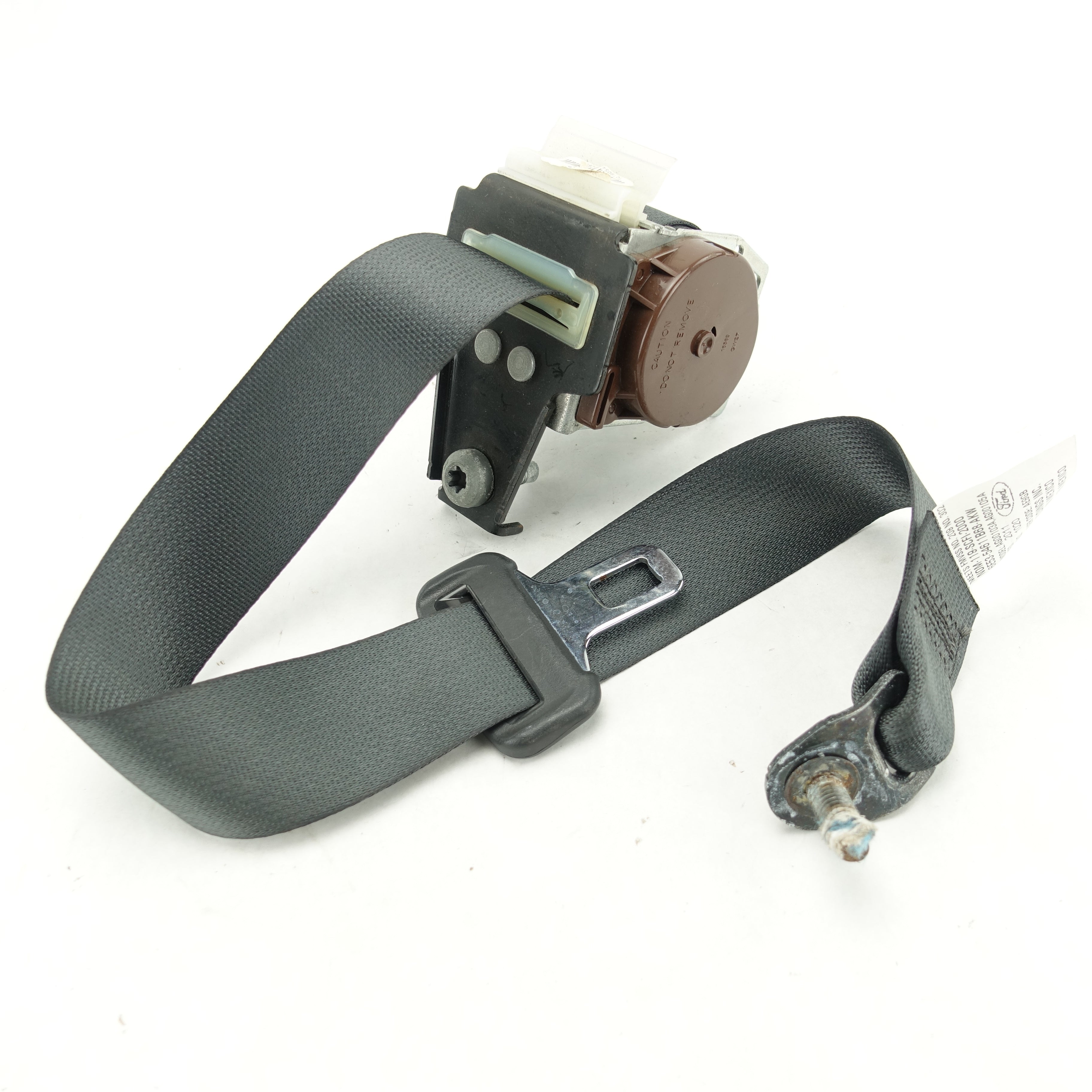 2010 2011 2012 Ford Fusion Right Rear Seat Belt Black