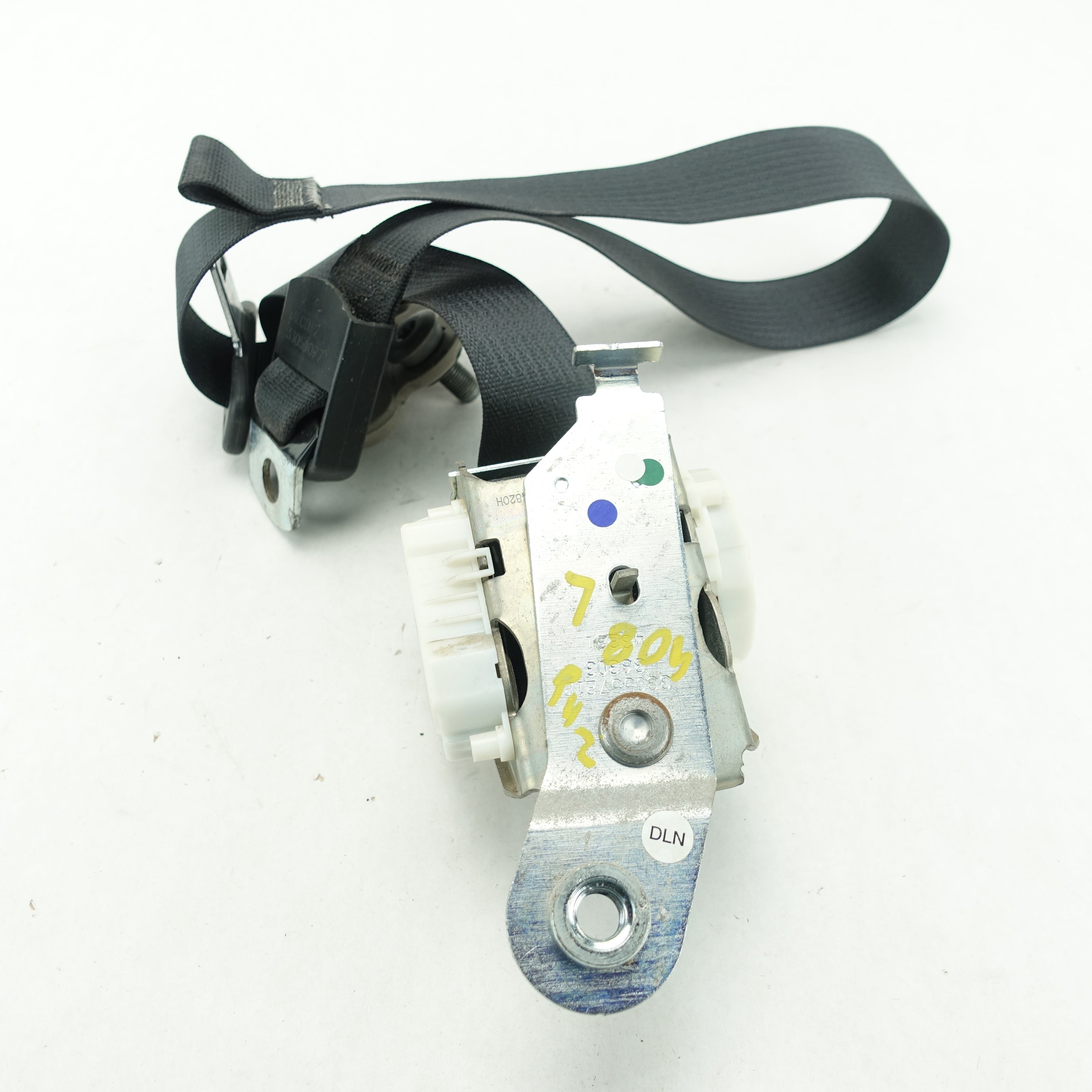 2011 2012 2013 2014 Caravan Town & Country 2nd Row Left Rear Seat Belt Black