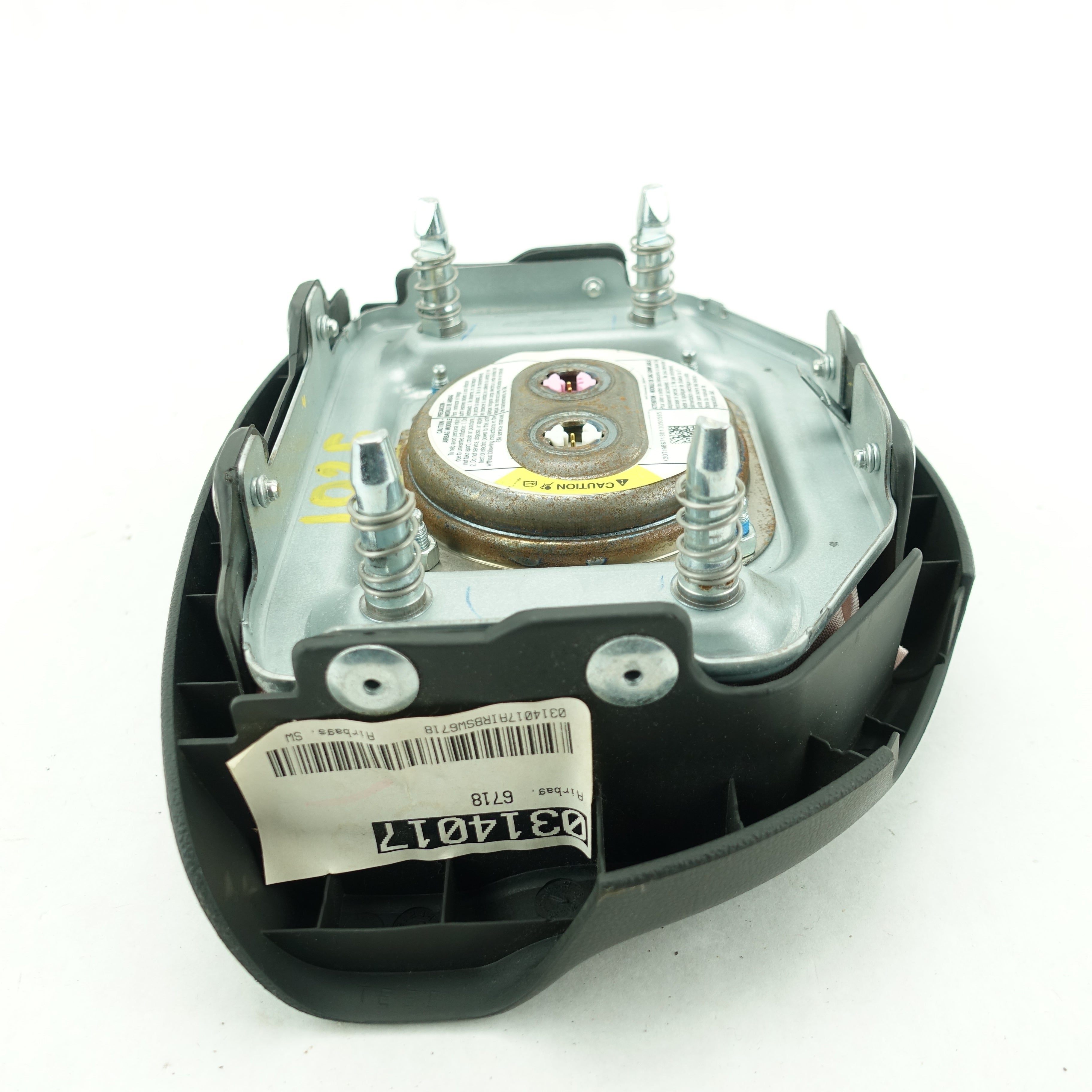 2004 2005 2006 2007 2008 2009 2010 2011 2012 GMC Canyon Driver Steering Wheel Airbag Air Bag Black Left