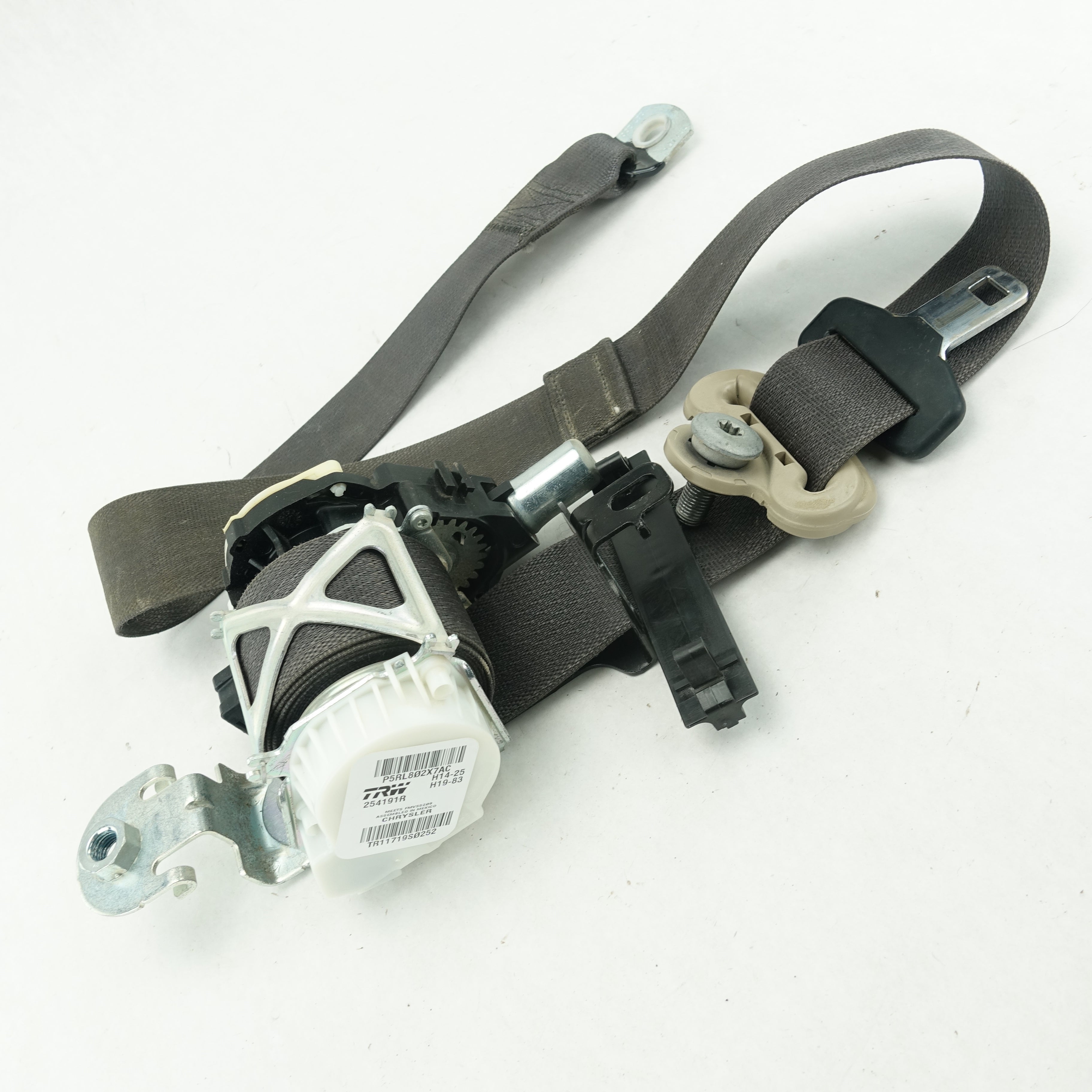 2015 2016 2017 2018 2019 2020 Ram 3500 Regular Cab Driver Left Seat Belt Black