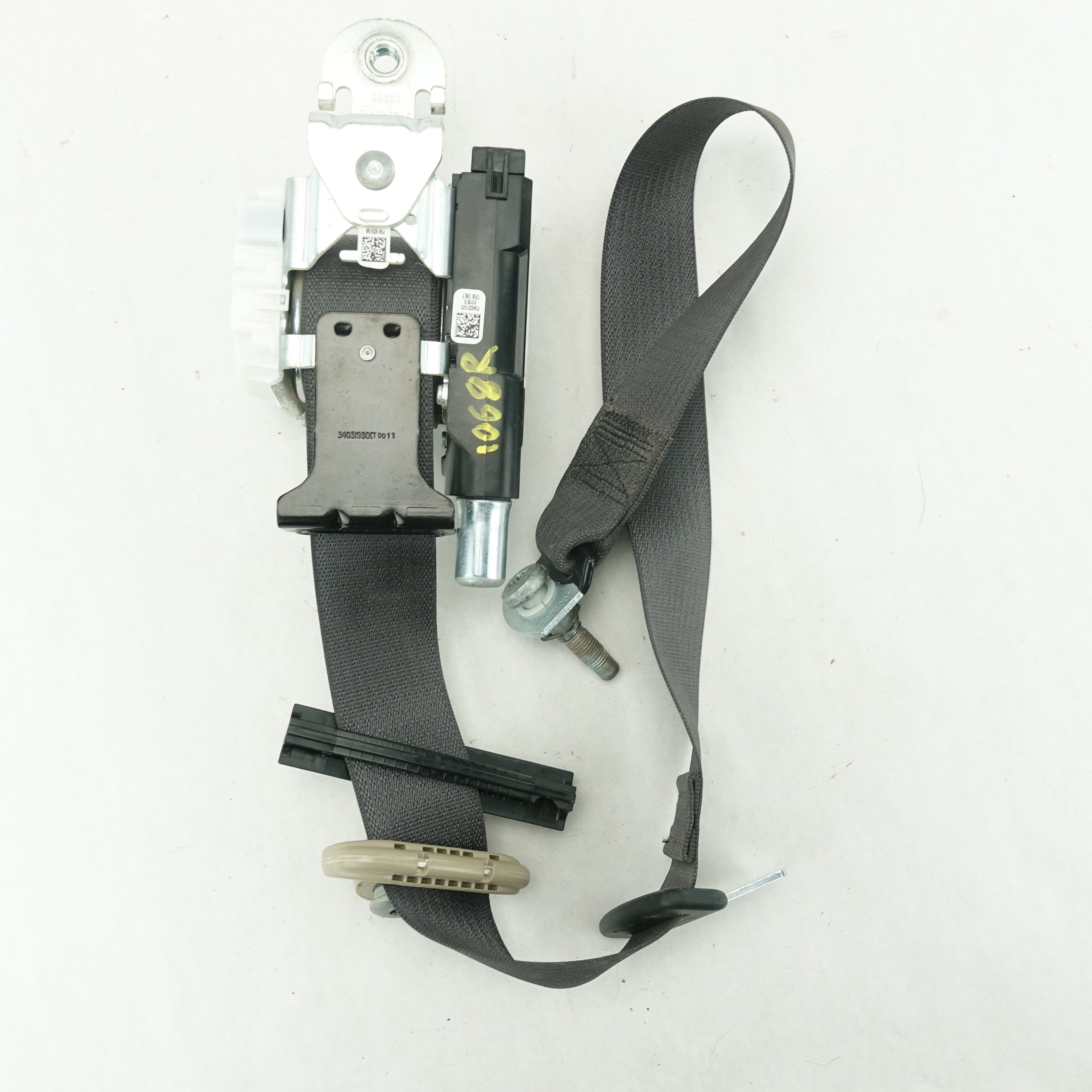2015 2016 2017 2018 2019 20 Ram 3500 Regular Cab Passenger Right Seat Belt Black