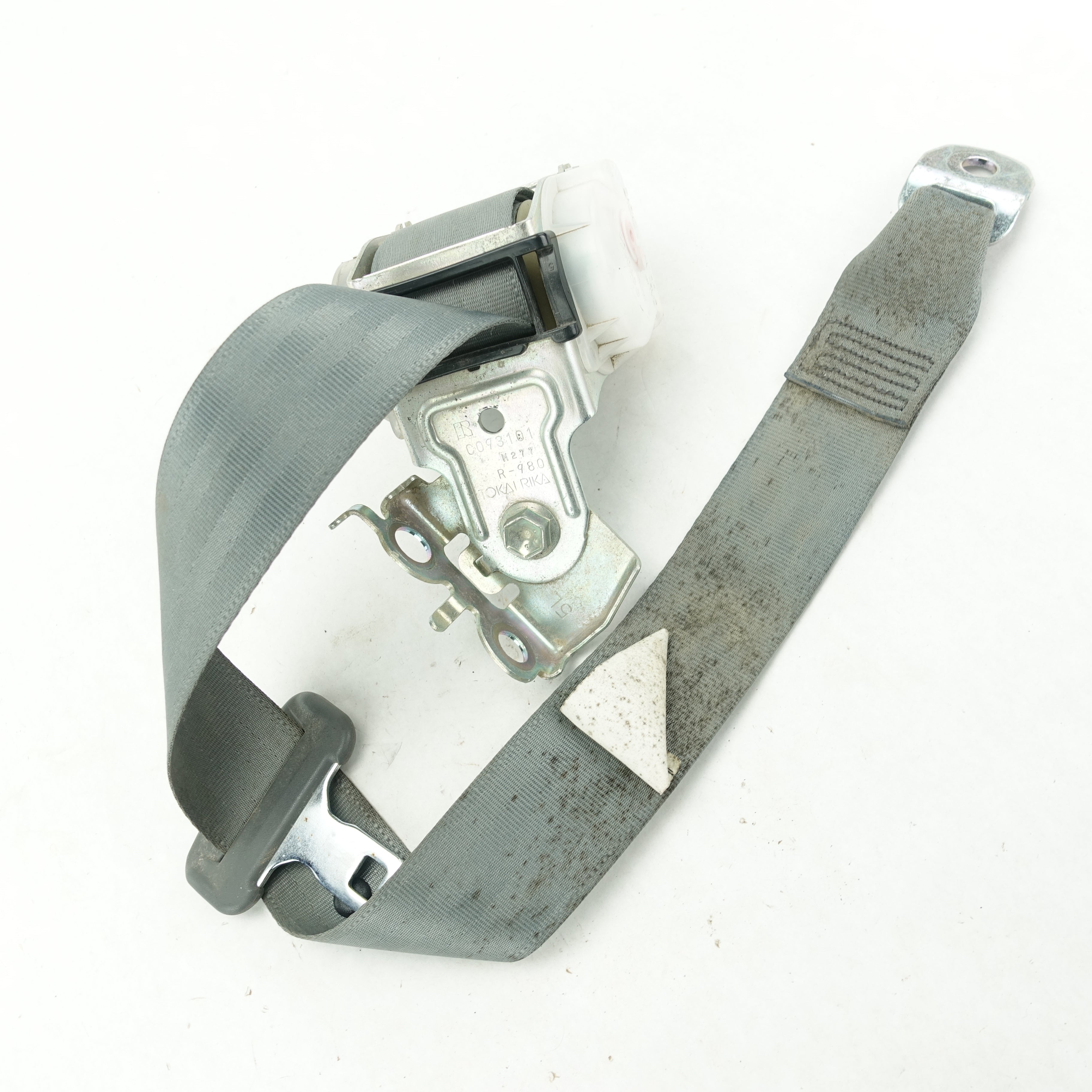 2012 2013 2014 2015 Toyota Prius Left Rear Seat Belt Gray