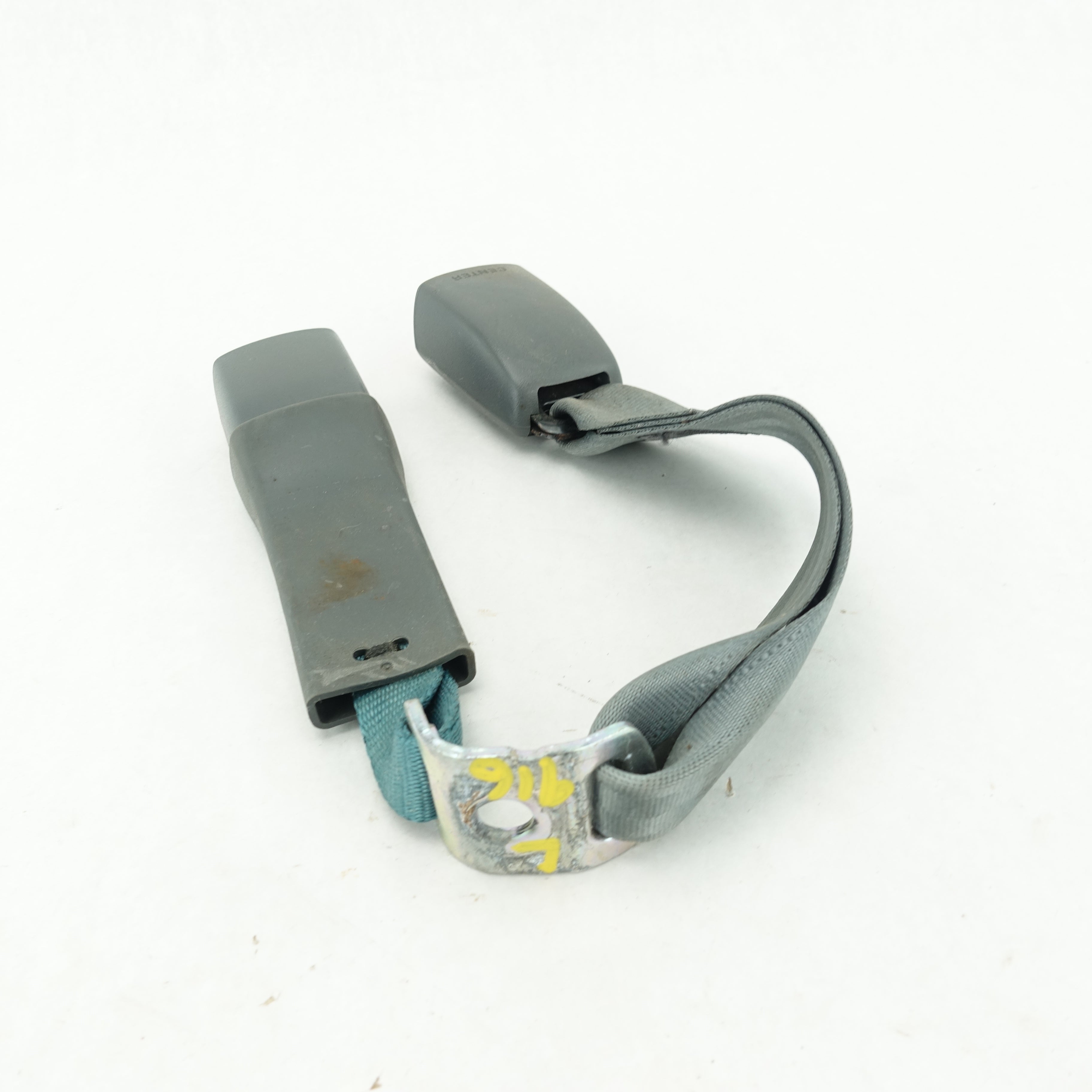 2012 2013 2014 2015 Toyota Prius Left Rear Seat Belt Buckle Gray