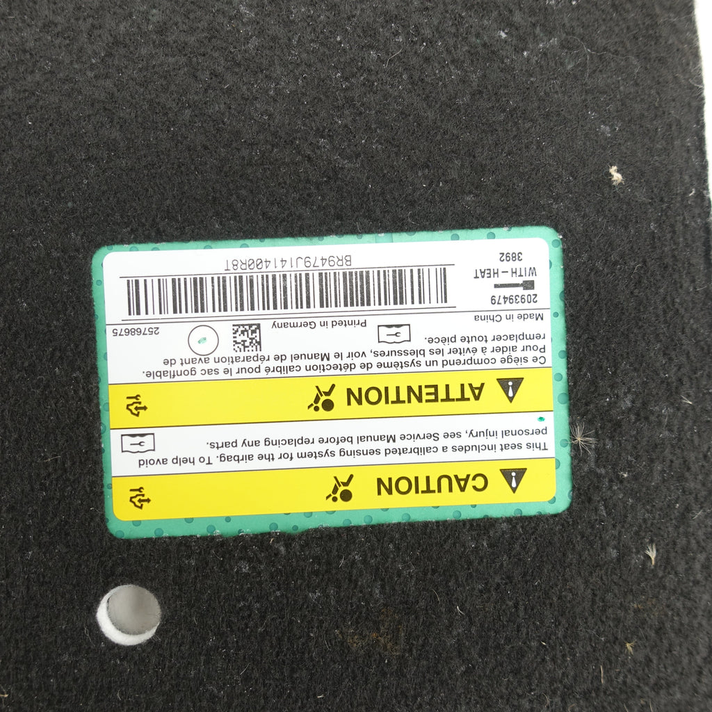 2014 2015 2016 Equinox Terrain Passenger Right Occupant Seat Detector Sensor Pad