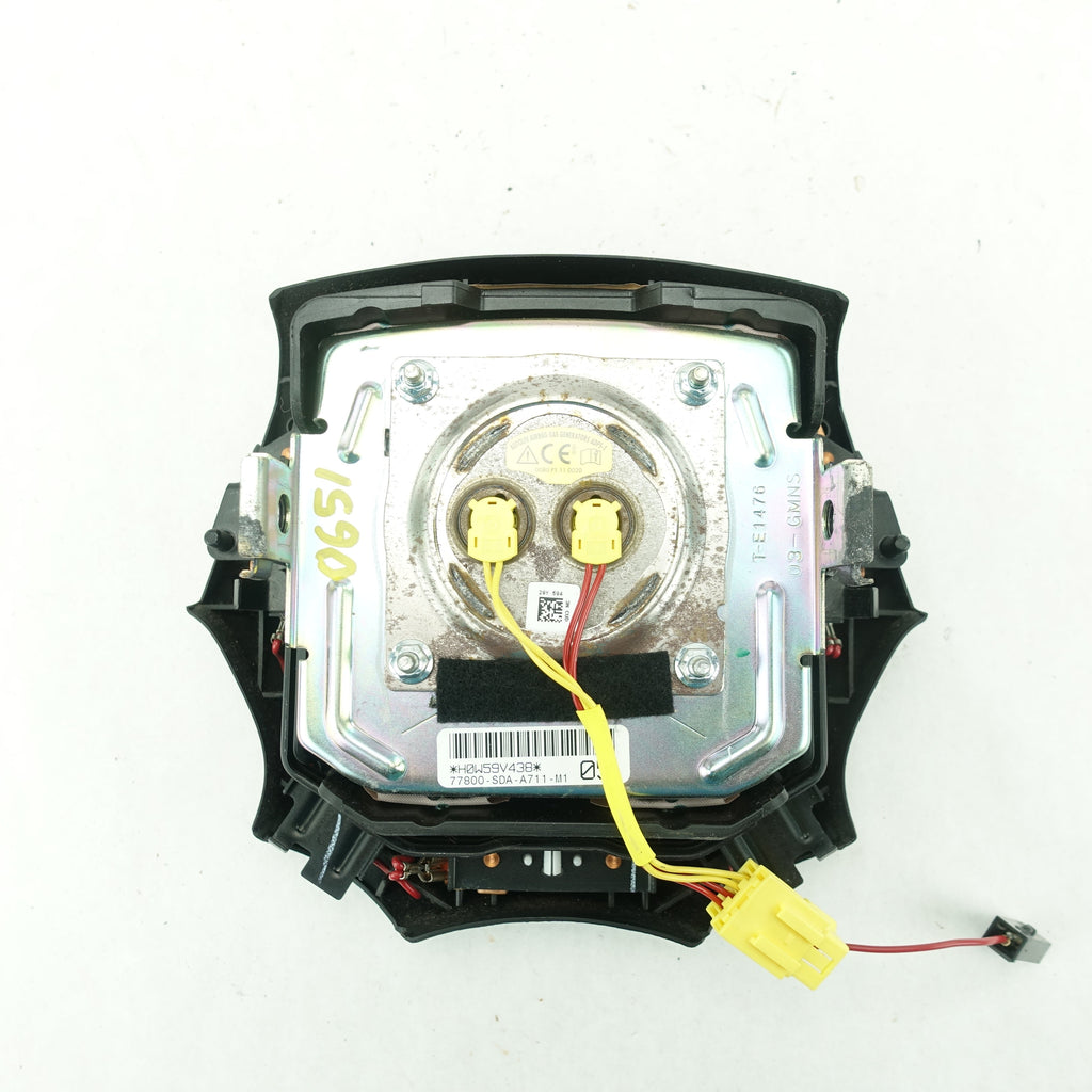 2006 2007 Honda Accord Sedan 2.4L Steering Wheel Airbag Air Bag Black