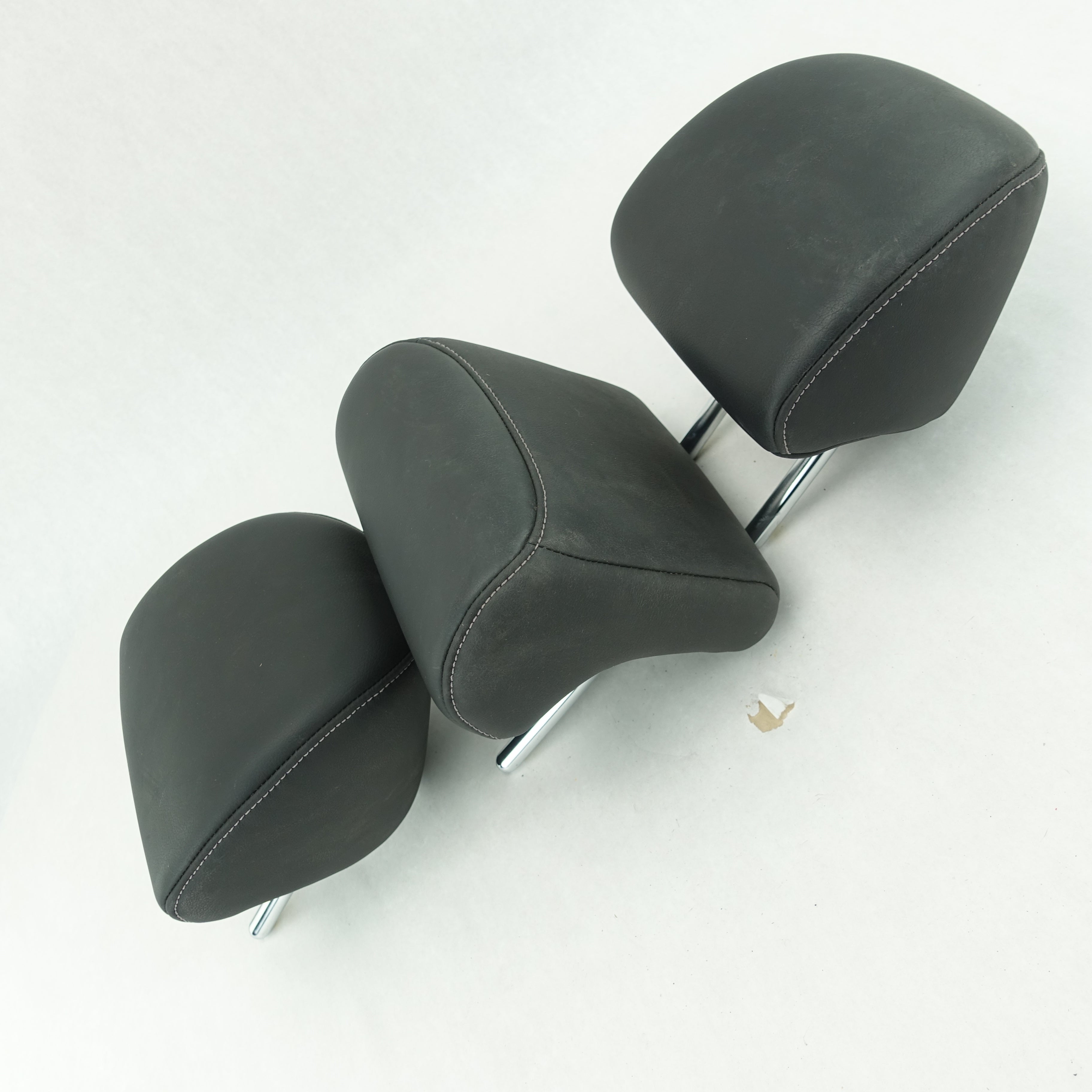 2009 2010 2011 2012 2013 14 Acura TSX  Rear Headrest Head Rest Black Leather Set
