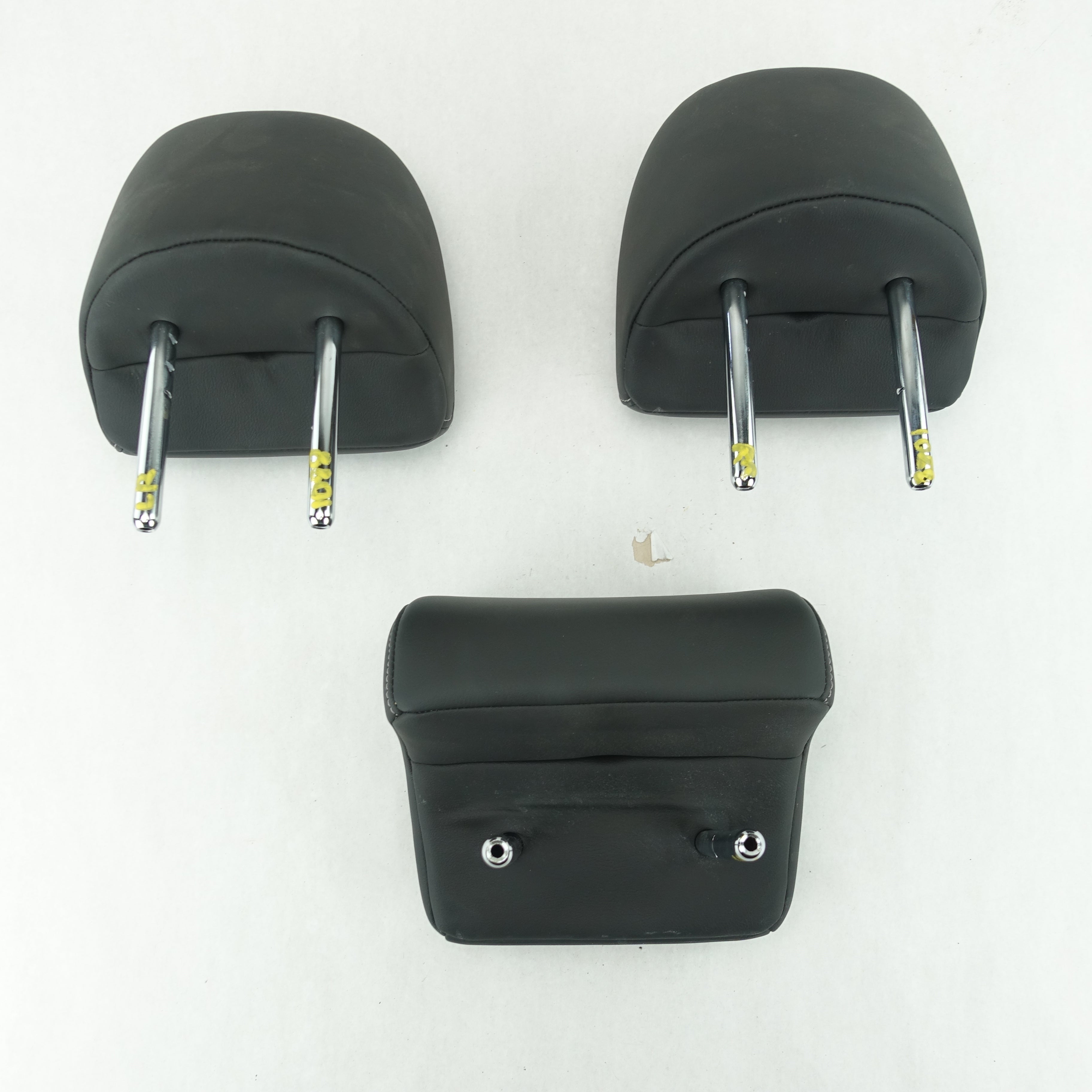 2009 2010 2011 2012 2013 14 Acura TSX  Rear Headrest Head Rest Black Leather Set